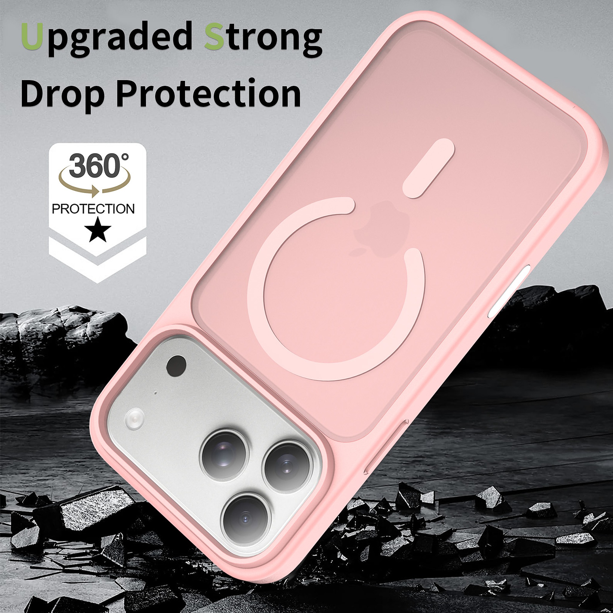SendaFit Matte Skin-Feel Camera-Button Two-in-One MagSafe Case for iPhone 17 Pro Max & 18 Pro Max detail 33