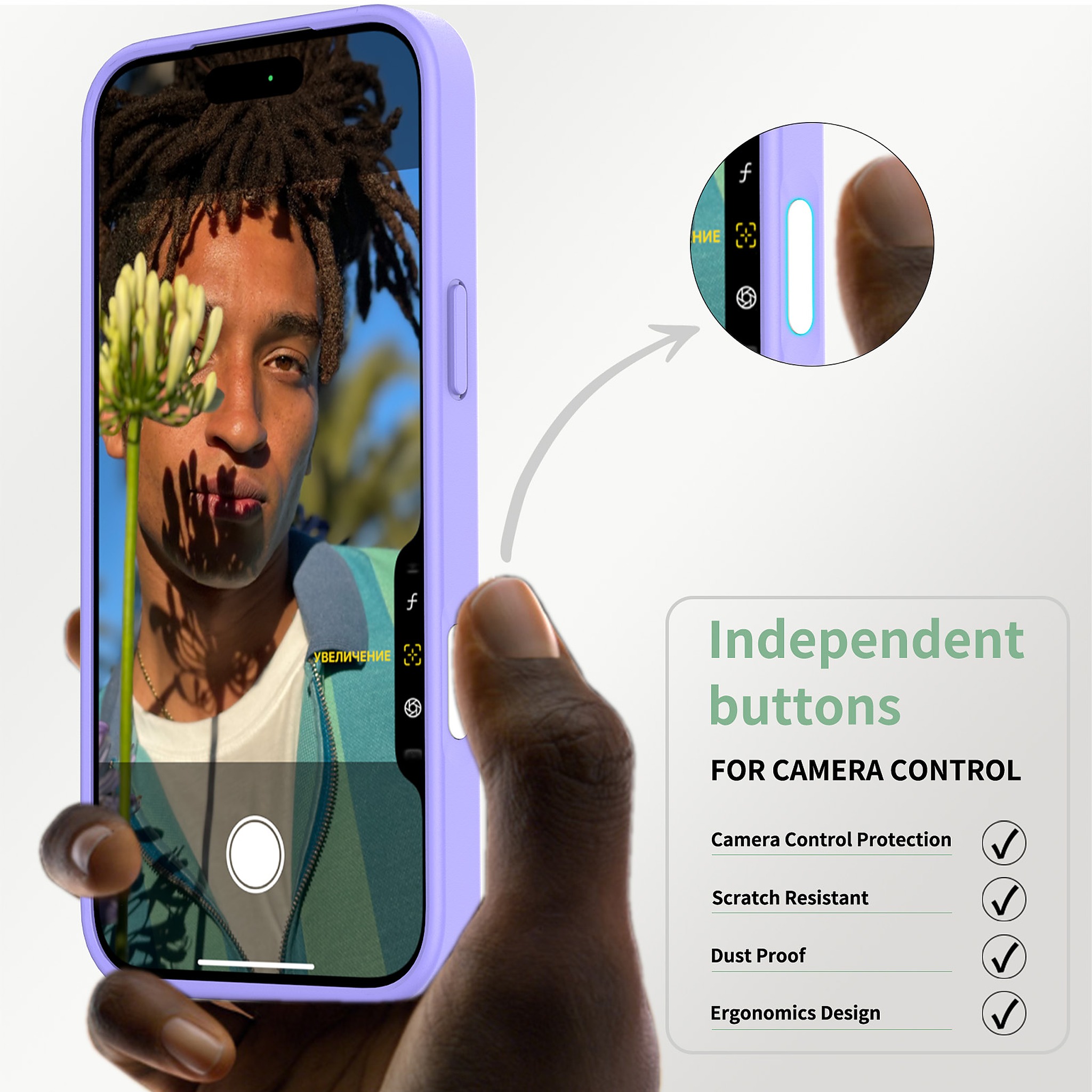 SendaFit Matte Skin-Feel Camera-Button Two-in-One MagSafe Case for iPhone 17 Pro Max & 18 Pro Max detail 42
