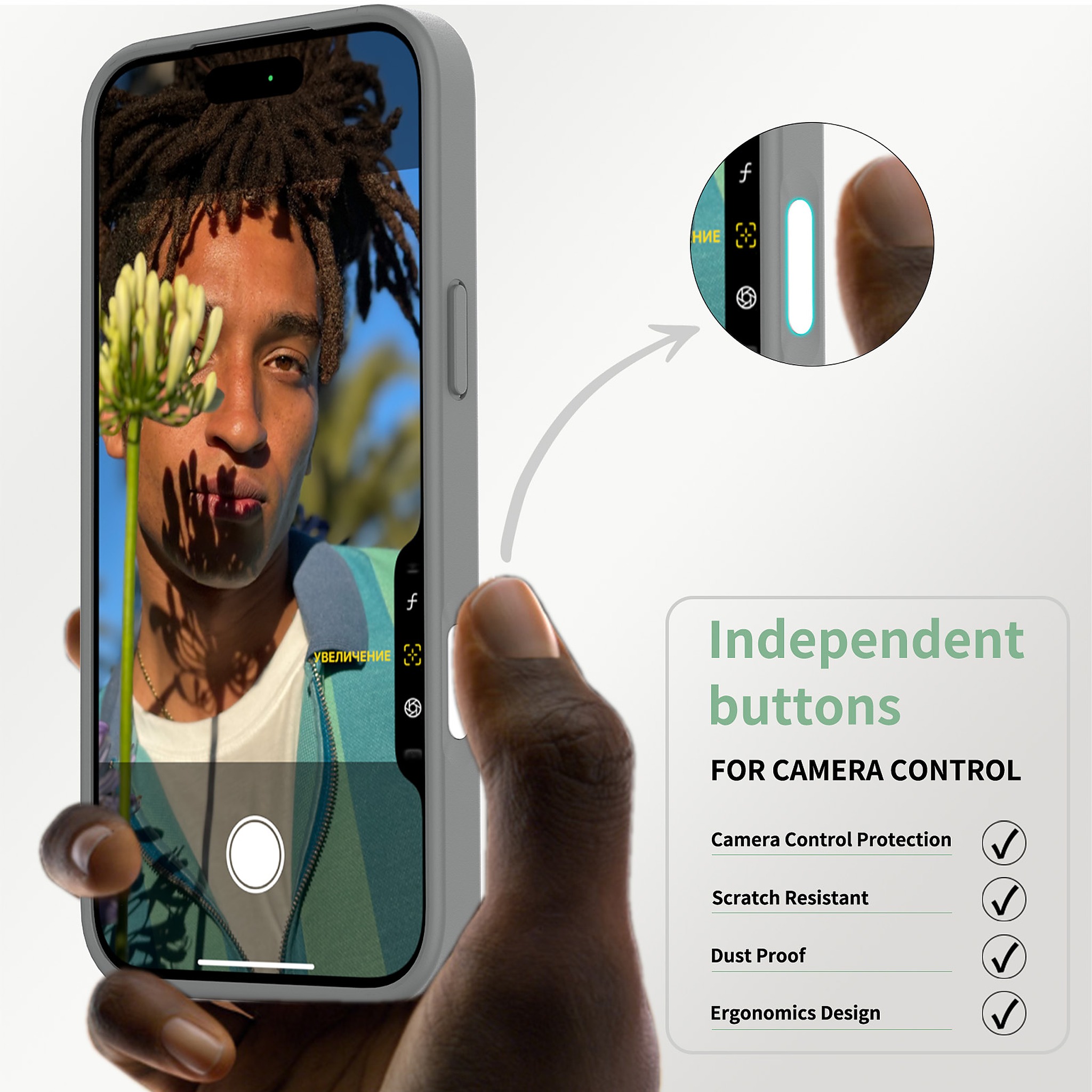 SendaFit Matte Skin-Feel Camera-Button Two-in-One MagSafe Case for iPhone 17 Pro Max & 18 Pro Max detail 48