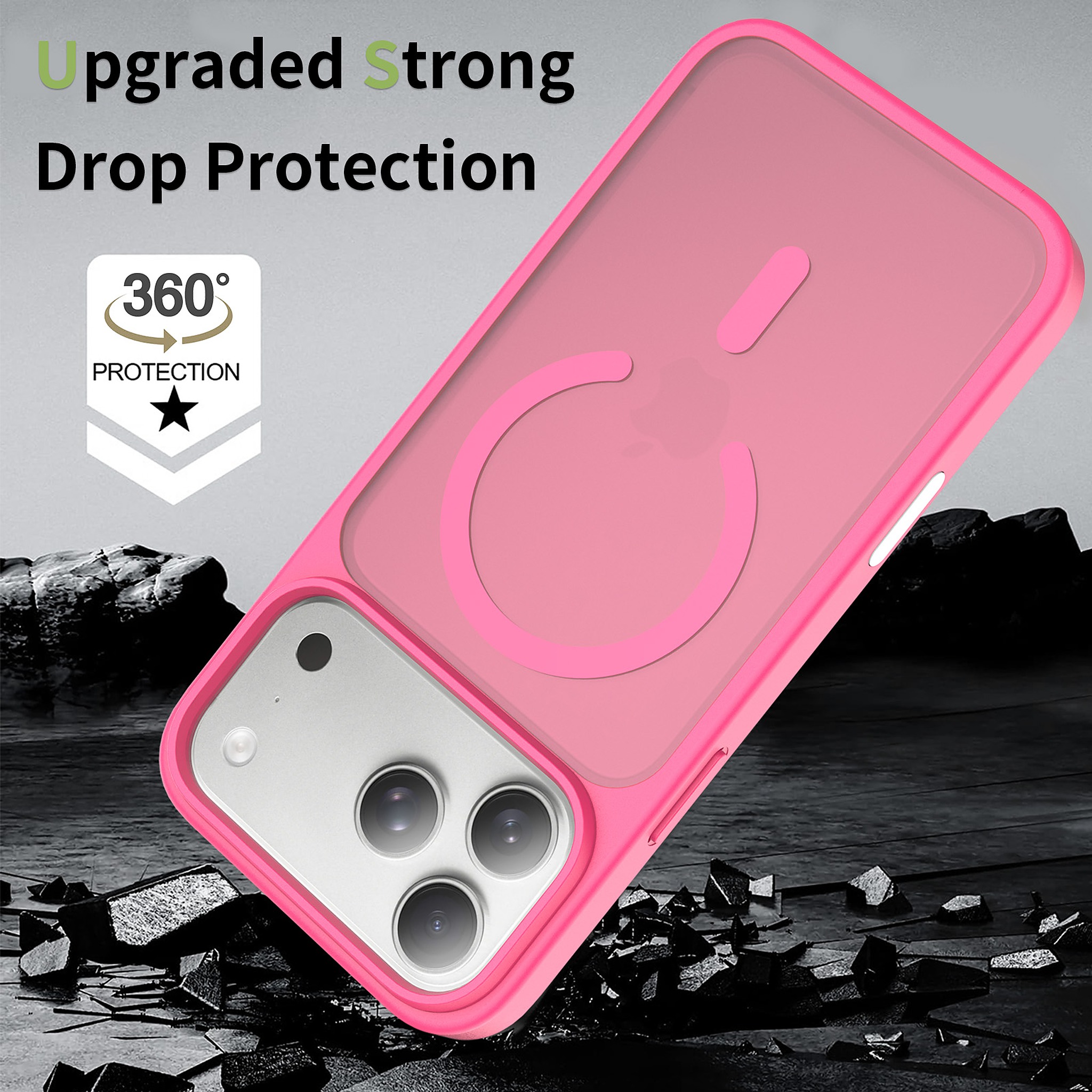 SendaFit Matte Skin-Feel Camera-Button Two-in-One MagSafe Case for iPhone 17 Pro Max & 18 Pro Max detail 57