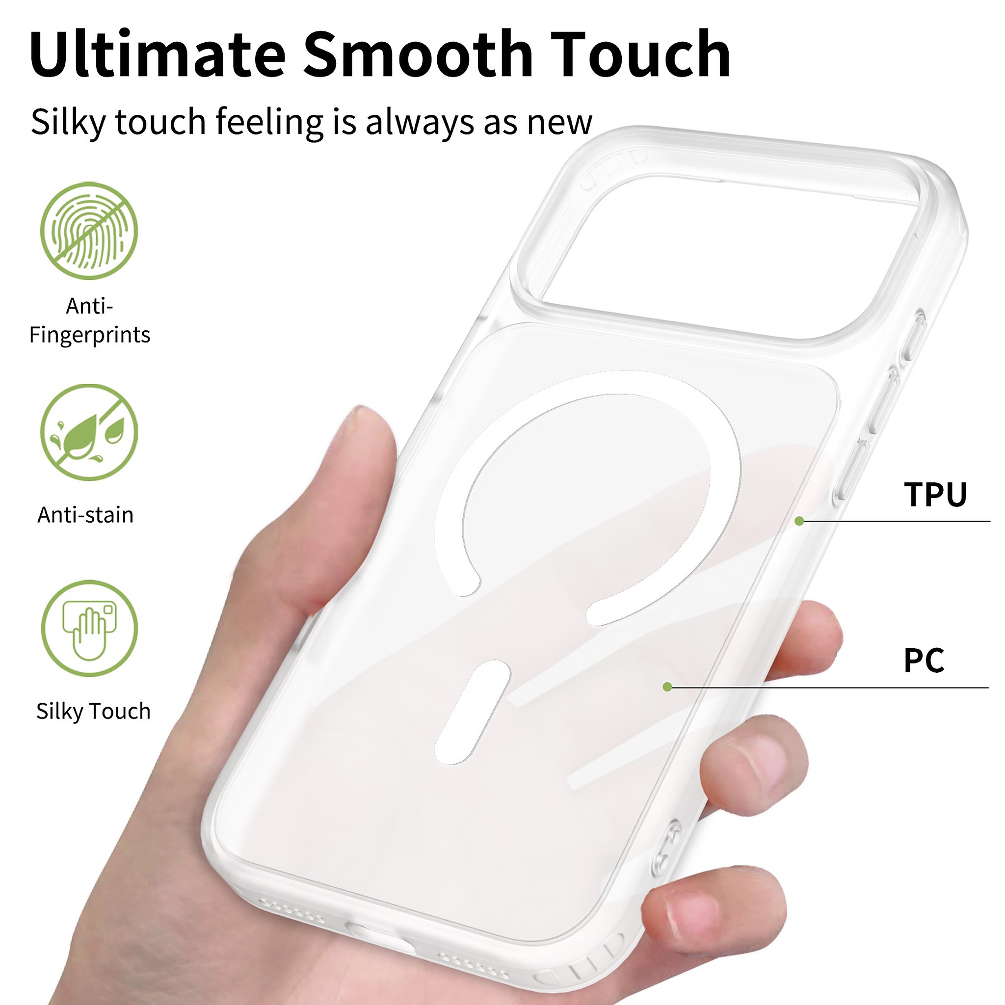 SendaFit Matte Skin-Feel Camera-Button Two-in-One MagSafe Case for iPhone 17 Pro Max & 18 Pro Max detail 61