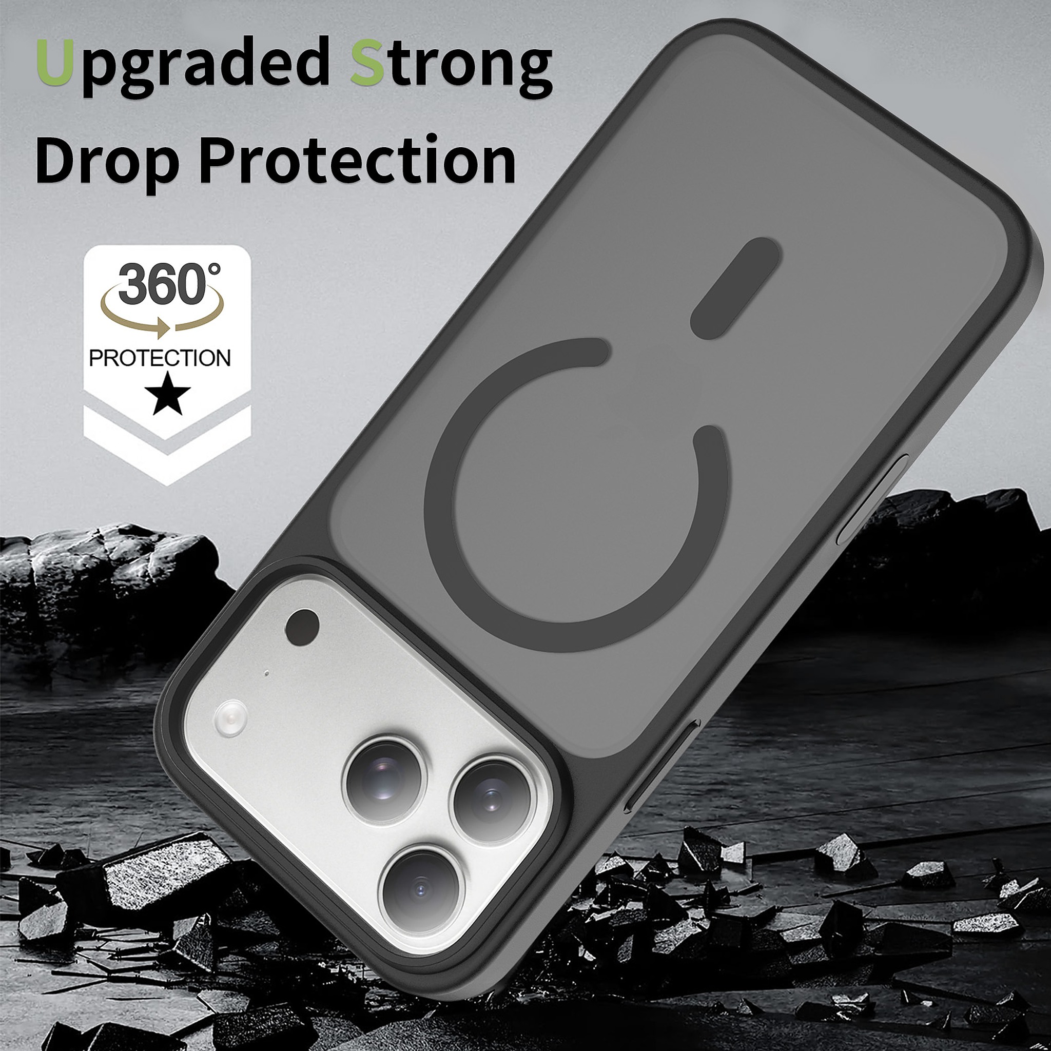 SendaFit Matte Skin-Feel Camera-Button Two-in-One MagSafe Case for iPhone 17 Pro Max & 18 Pro Max detail 75