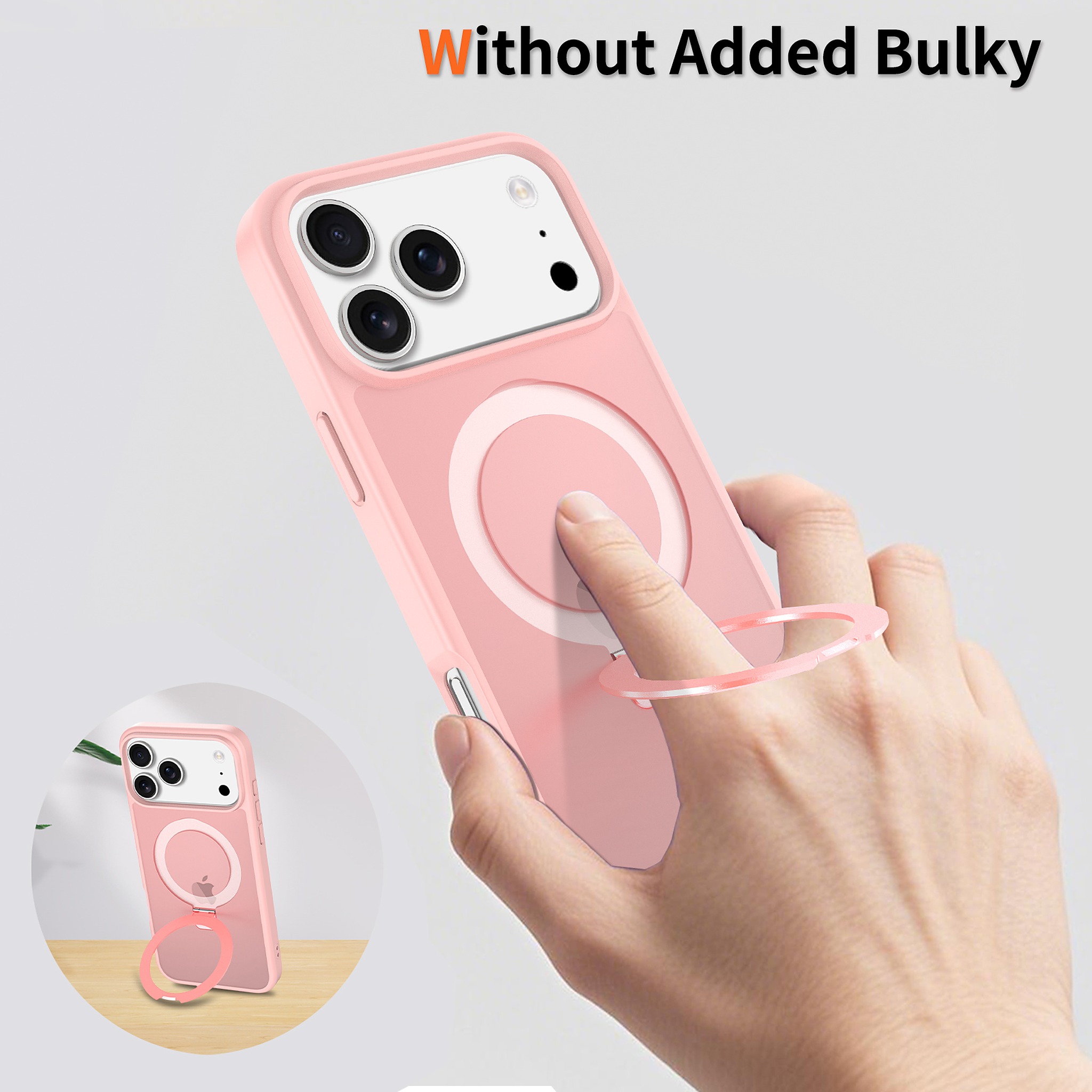 SendaFit Matte Skin-Feel Racket-Stand Case for iPhone 17 Pro Max & 18 Pro Max detail 25