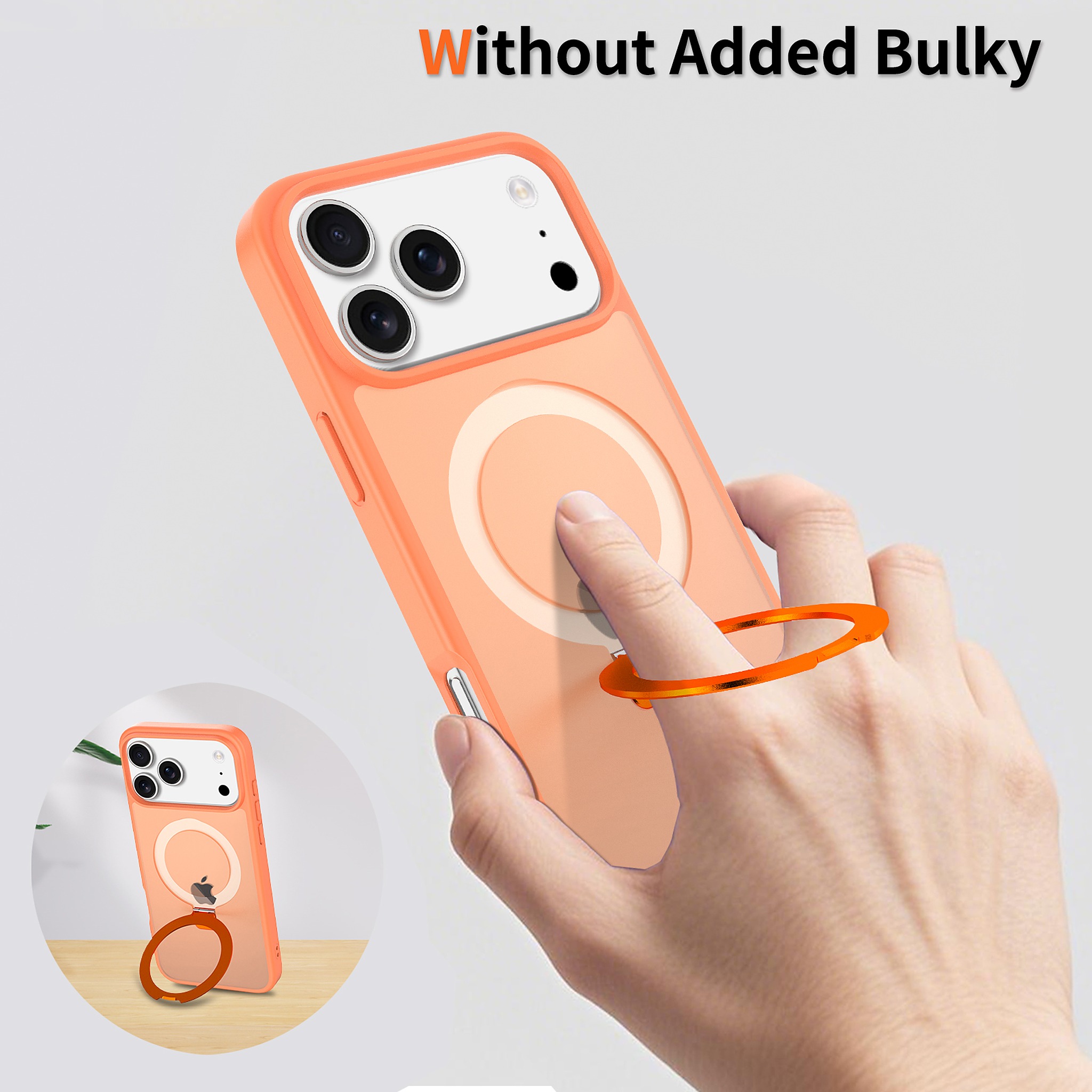 SendaFit Matte Skin-Feel Racket-Stand Case for iPhone 17 Pro Max & 18 Pro Max detail 26