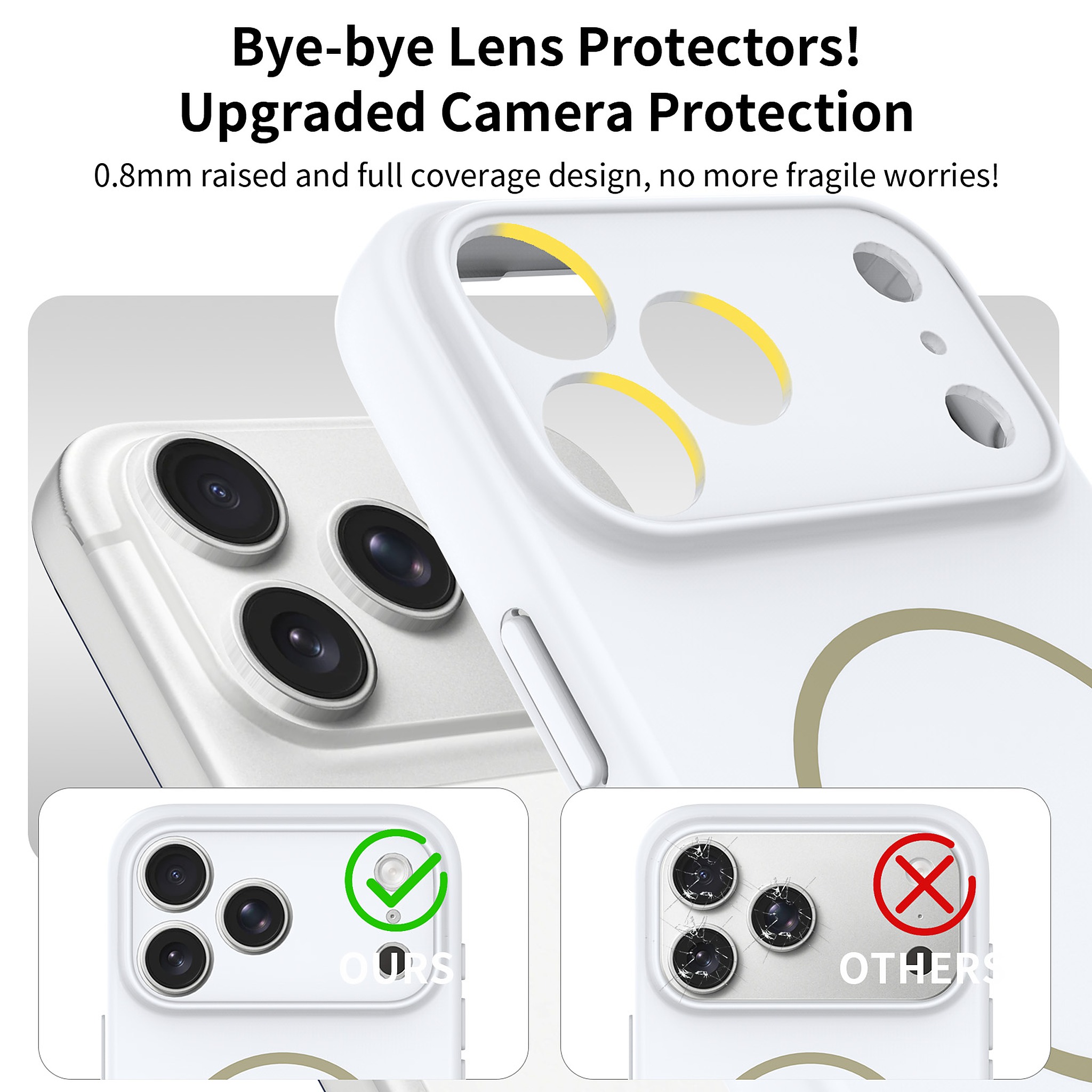 SendaFit Solid-Color Two-in-One MagSafe Case for iPhone 17 Pro Max & 18 Pro Max detail 1
