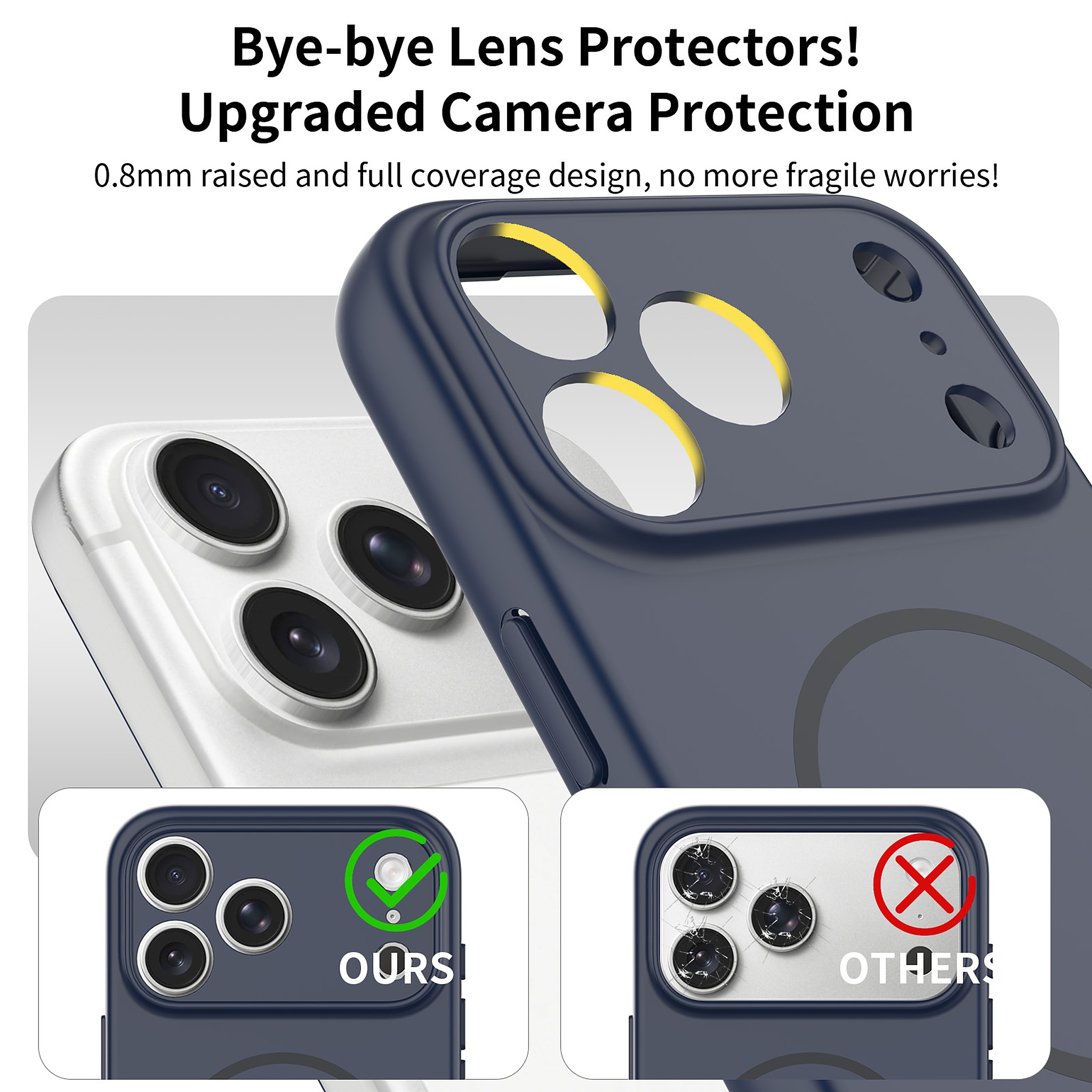 SendaFit Solid-Color Two-in-One MagSafe Case for iPhone 17 Pro Max & 18 Pro Max detail 13