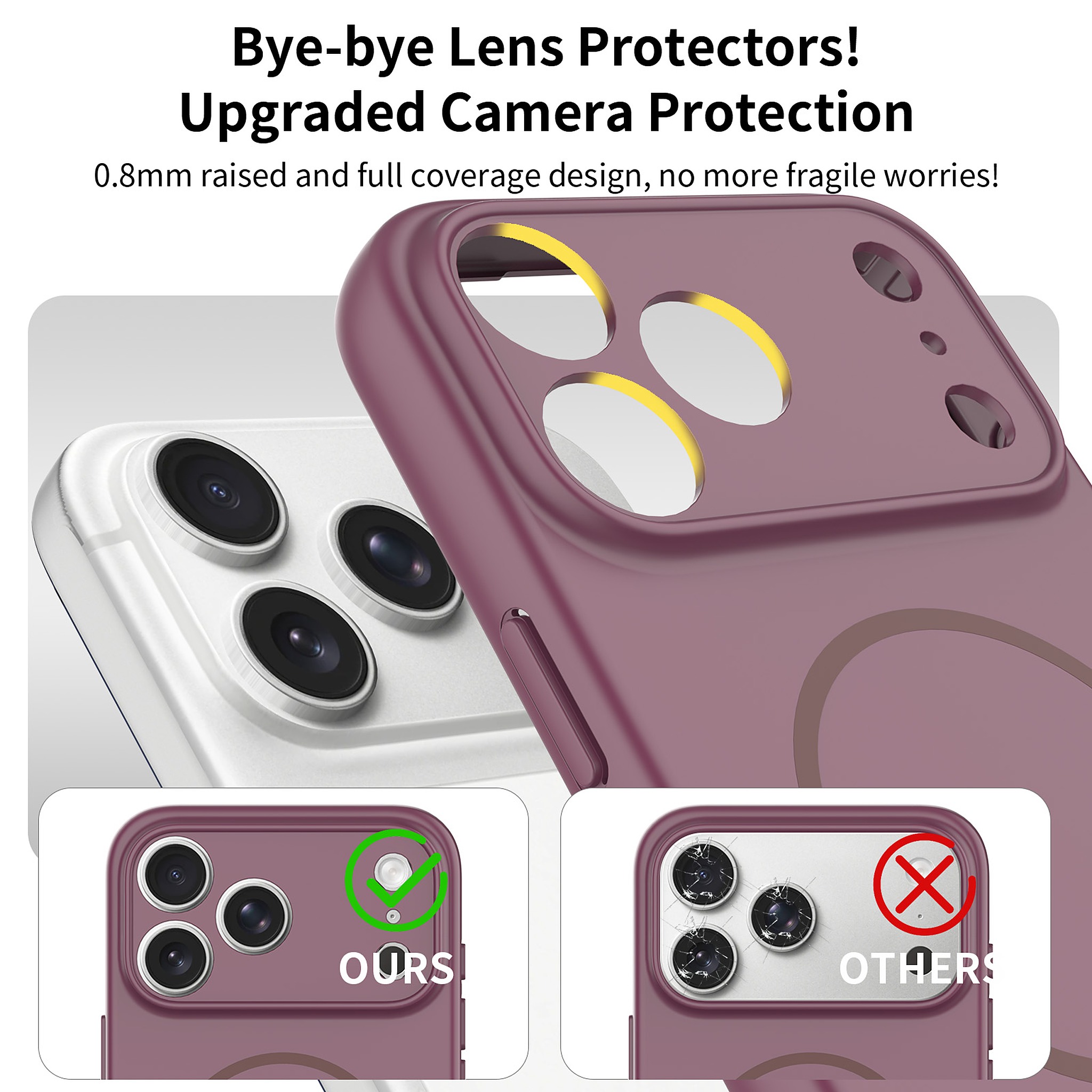 SendaFit Solid-Color Two-in-One MagSafe Case for iPhone 17 Pro Max & 18 Pro Max detail 17