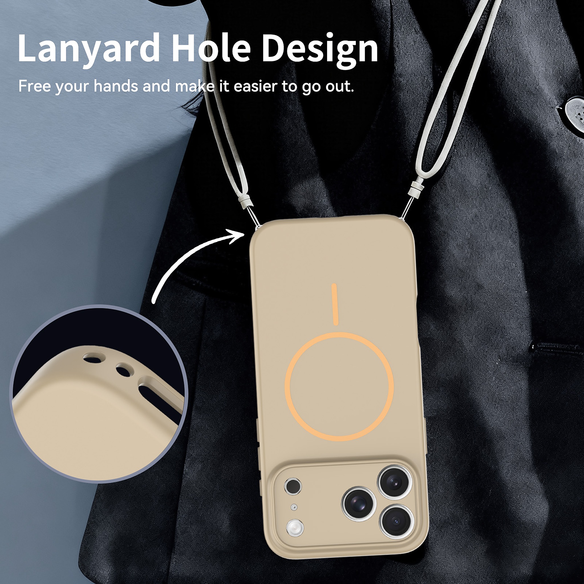 SendaFit Solid-Color Two-in-One MagSafe Case for iPhone 17 Pro Max & 18 Pro Max detail 26