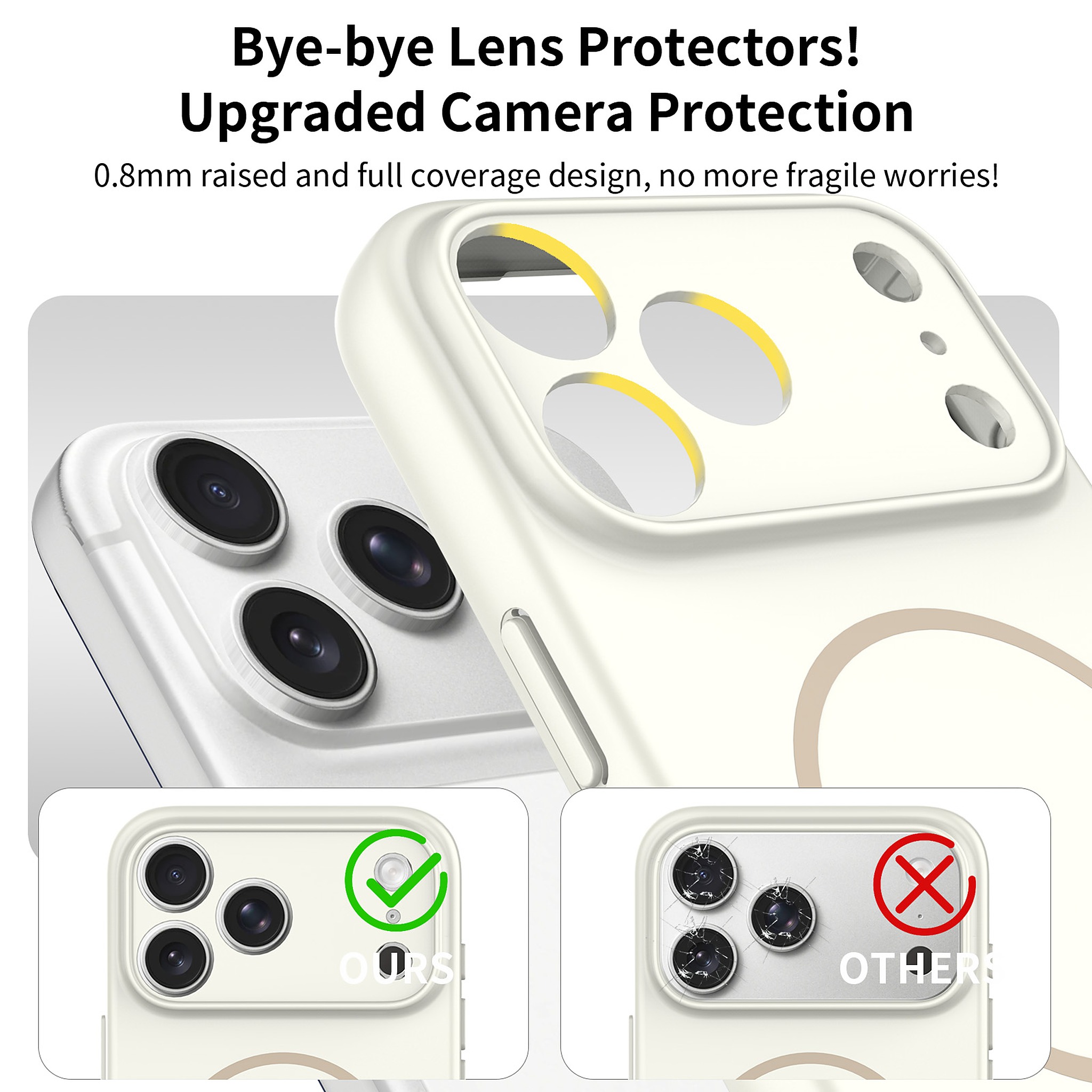 SendaFit Solid-Color Two-in-One MagSafe Case for iPhone 17 Pro Max & 18 Pro Max detail 5