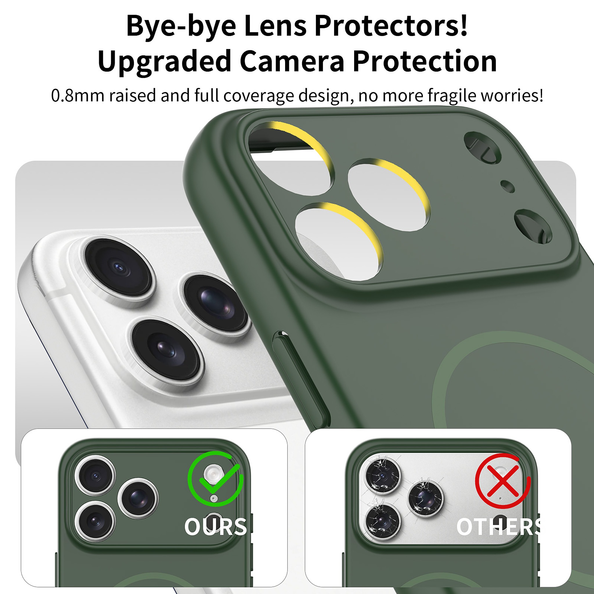 SendaFit Solid-Color Two-in-One MagSafe Case for iPhone 17 Pro Max & 18 Pro Max detail 9