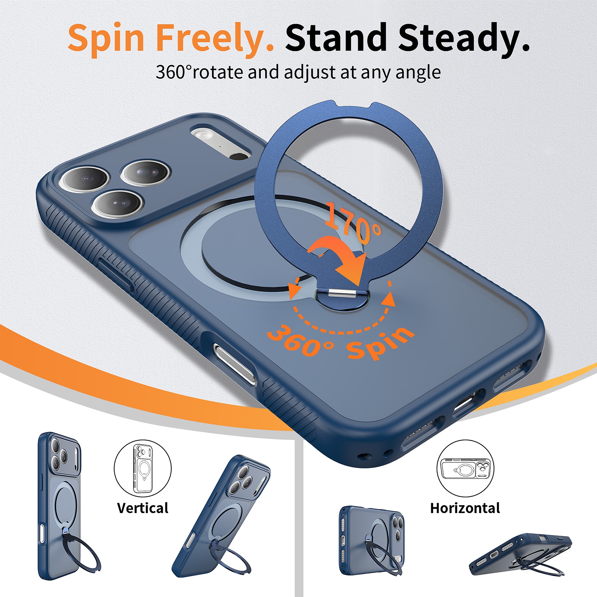 SendaFit 360° Full-Body Two-in-One Case for iPhone 17 Pro Max & 18 Pro Max detail 3