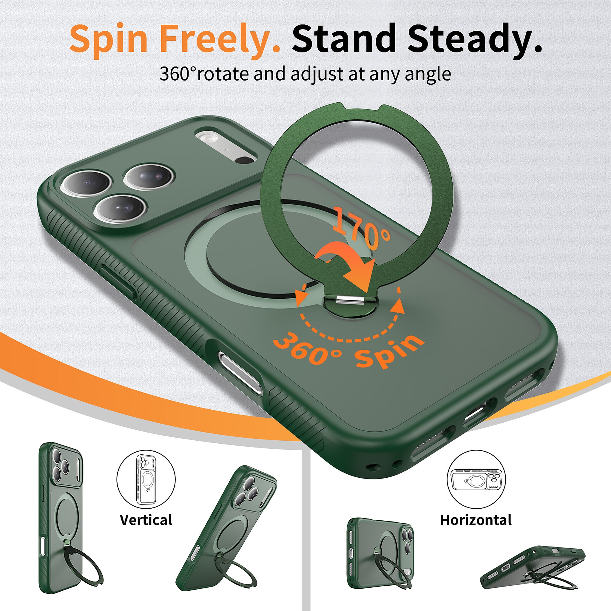 SendaFit 360° Full-Body Two-in-One Case for iPhone 17 Pro Max & 18 Pro Max detail 6