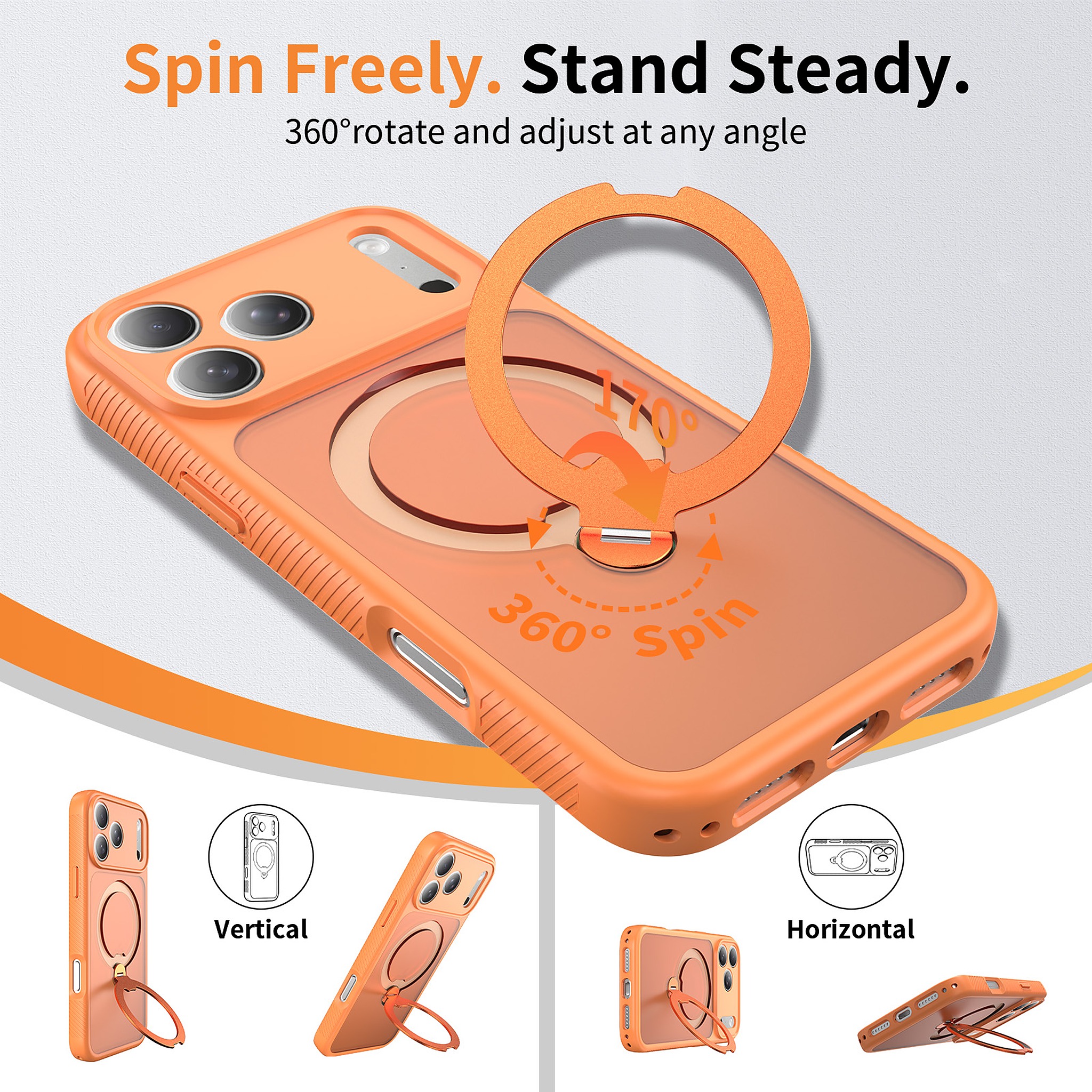 SendaFit 360° Full-Body Two-in-One Case for iPhone 18 Pro Max (Fits iPhone 17 Pro Max) - product details 9