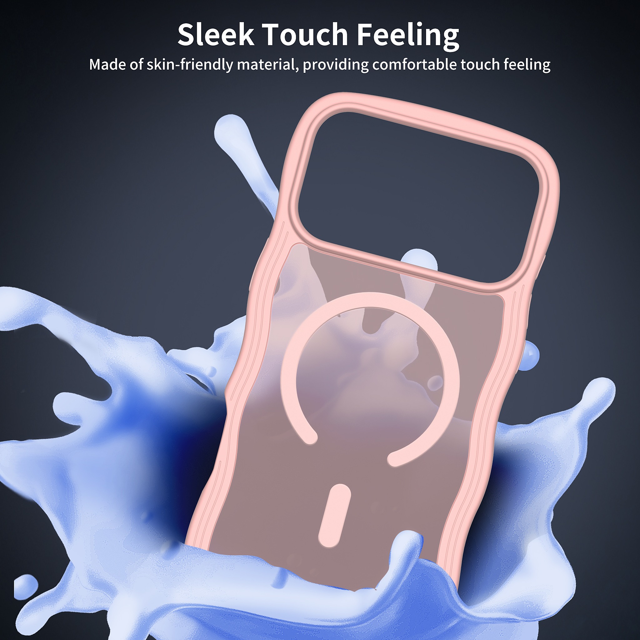 SendaFit Wavy Matte Two-in-One MagSafe Case for iPhone 17 Pro Max & 18 Pro Max detail 10