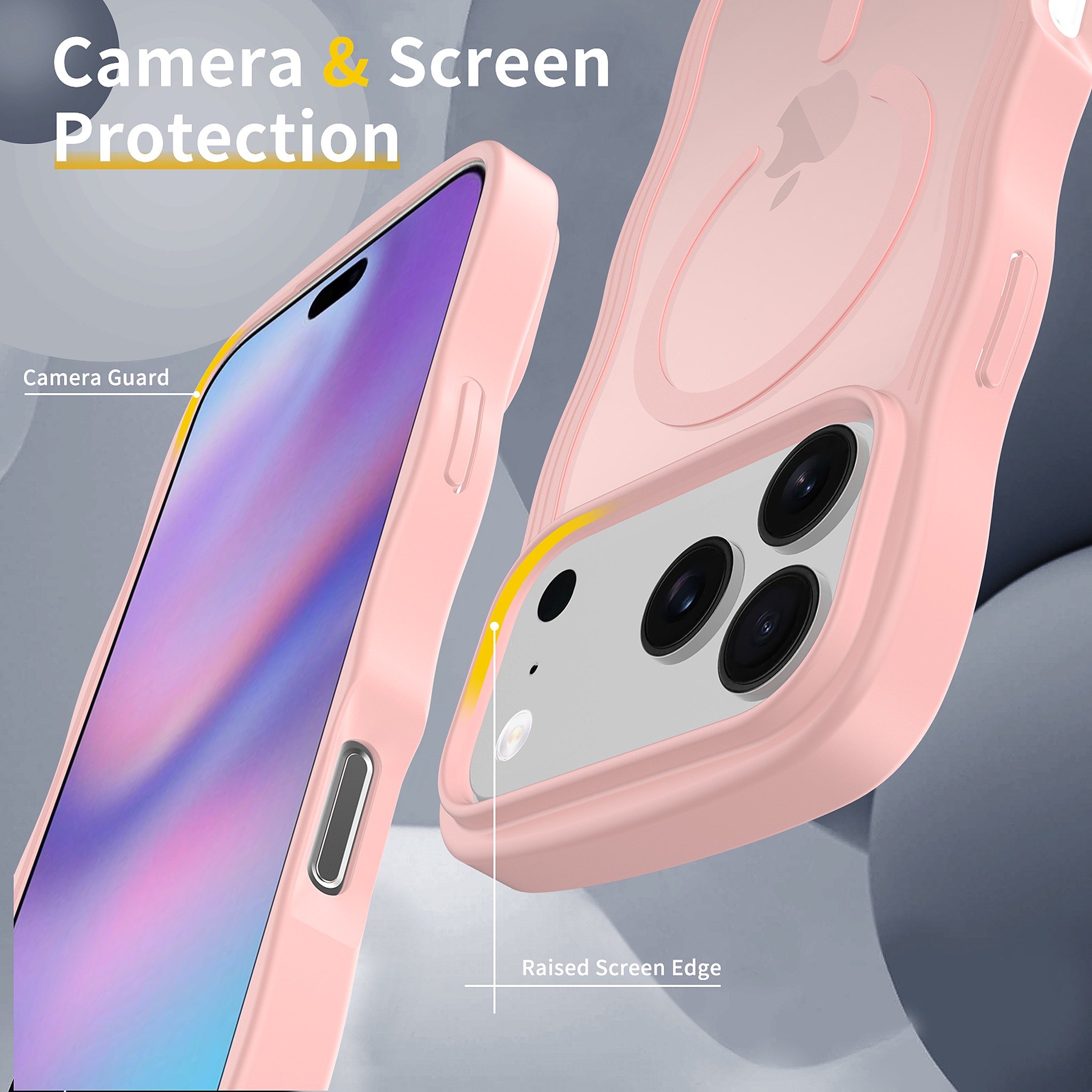 SendaFit Wavy Matte Two-in-One MagSafe Case for iPhone 17 Pro Max & 18 Pro Max detail 11