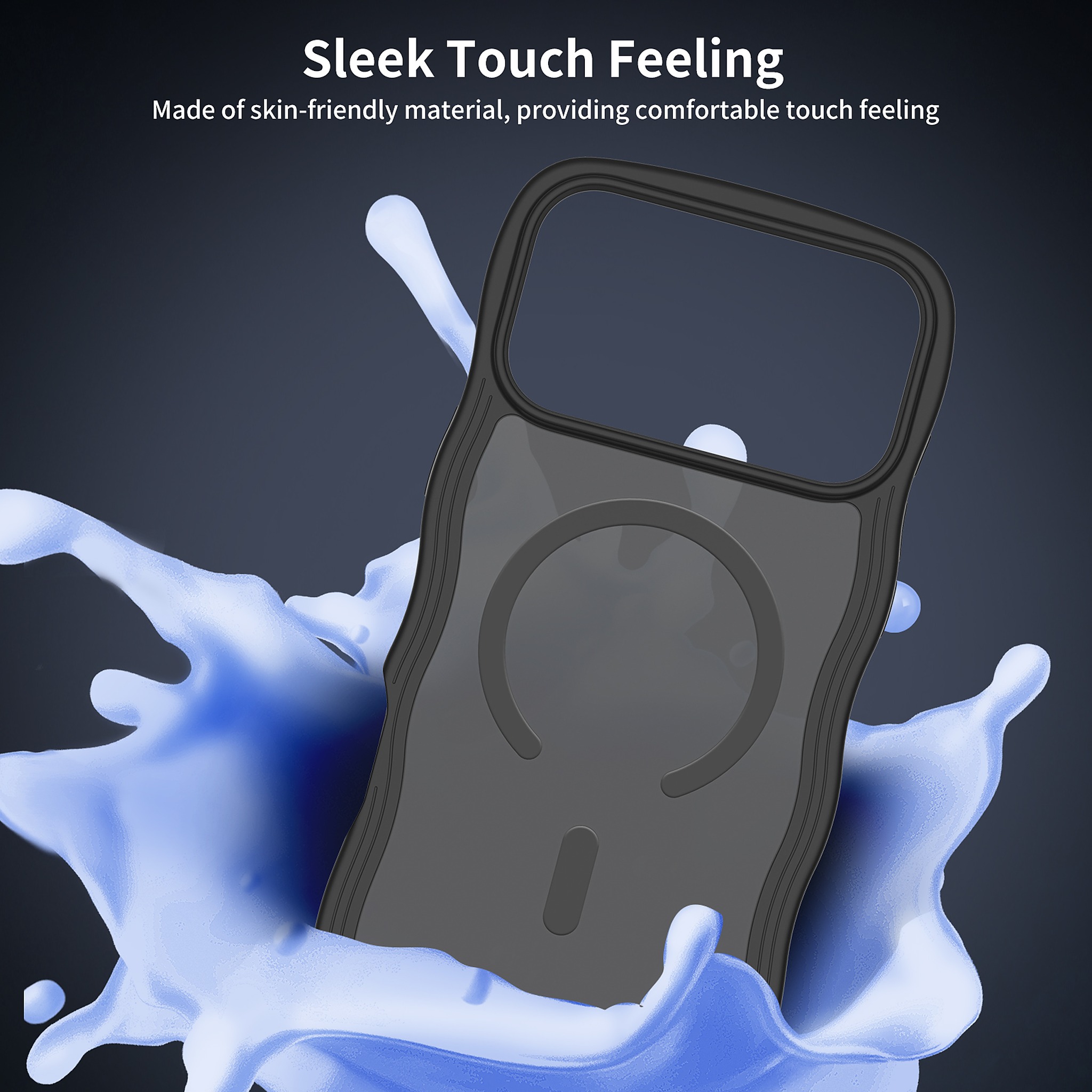 SendaFit Wavy Matte Two-in-One MagSafe Case for iPhone 17 Pro Max & 18 Pro Max detail 15