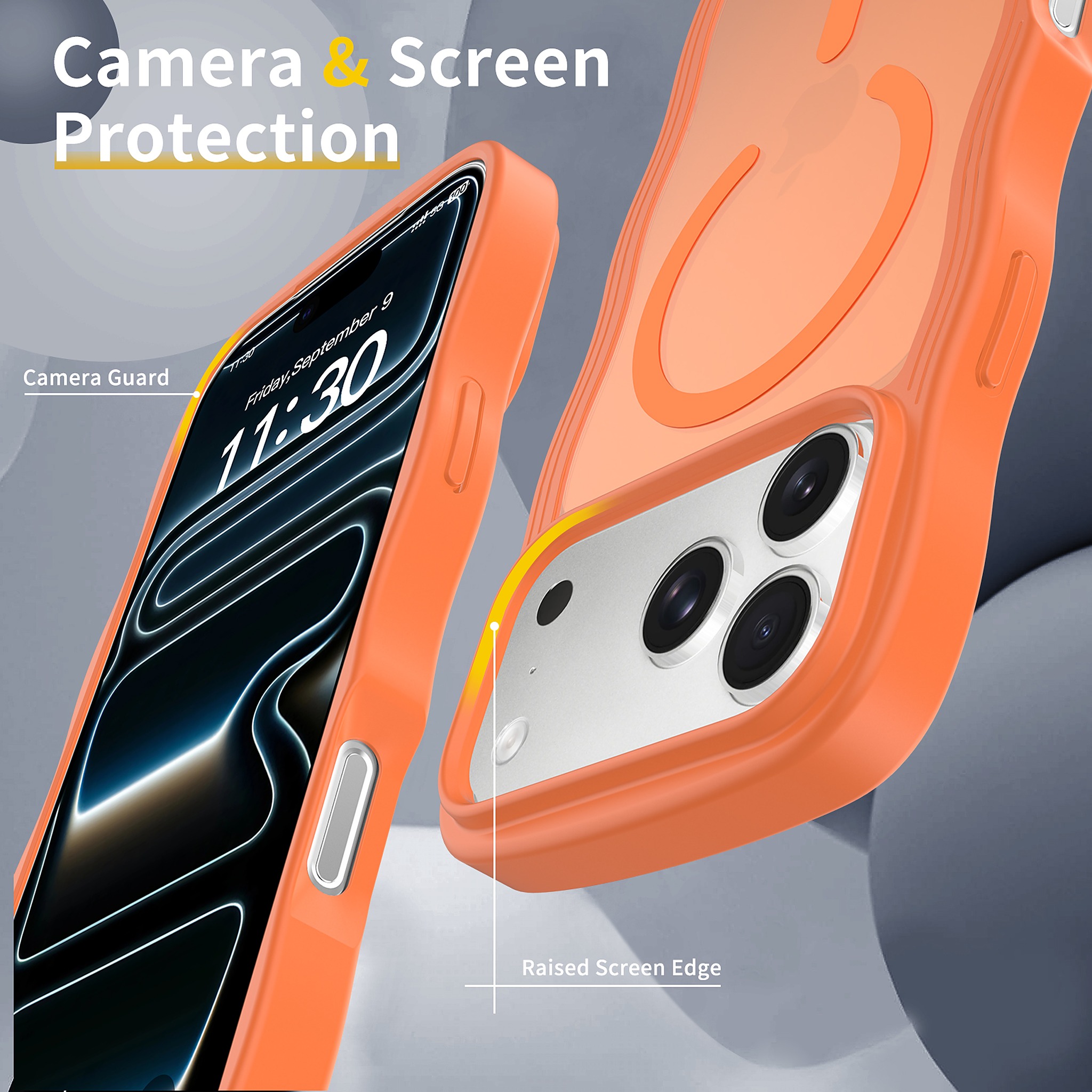 SendaFit Wavy Matte Two-in-One MagSafe Case for iPhone 17 Pro Max & 18 Pro Max detail 21