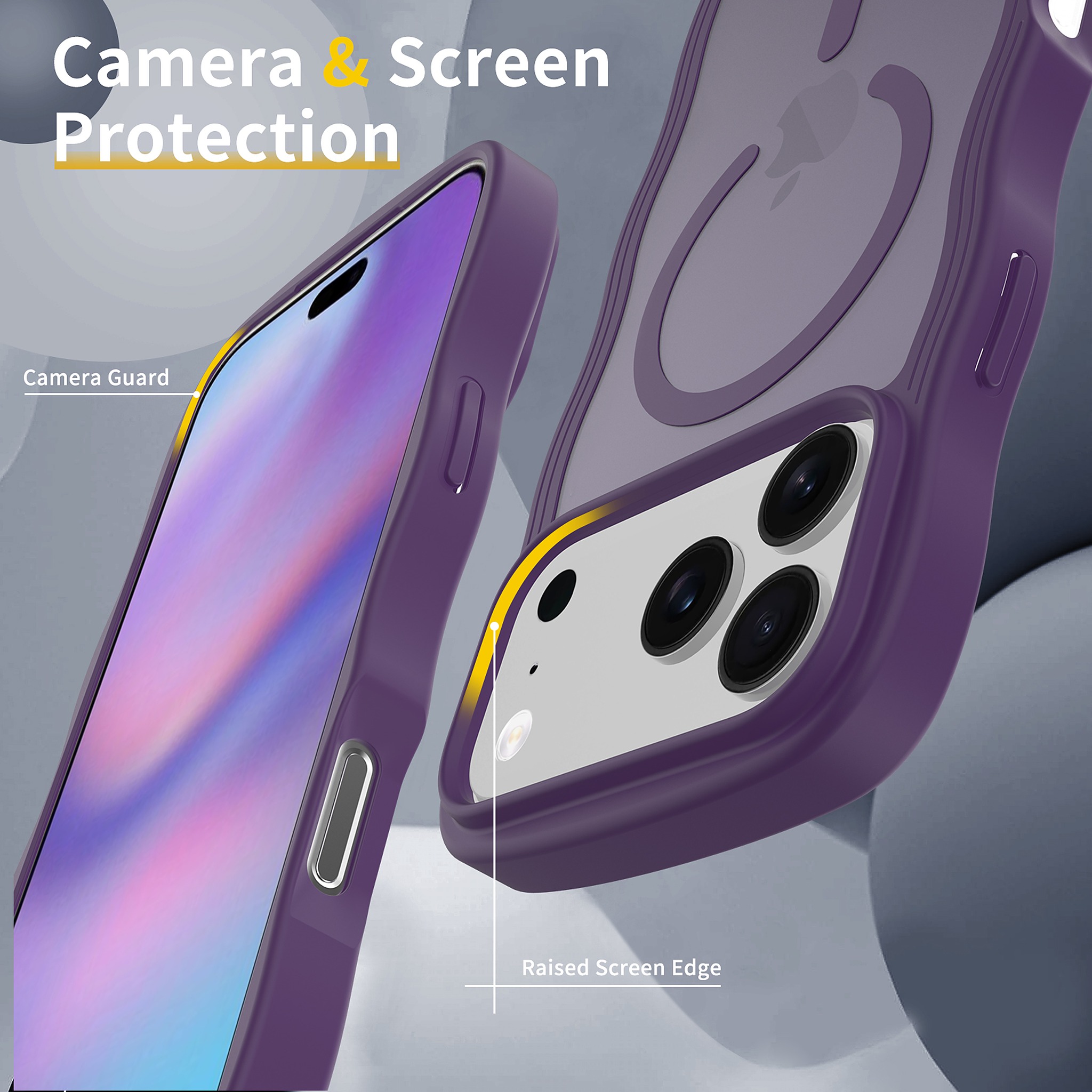 SendaFit Wavy Matte Two-in-One MagSafe Case for iPhone 17 Pro Max & 18 Pro Max detail 24