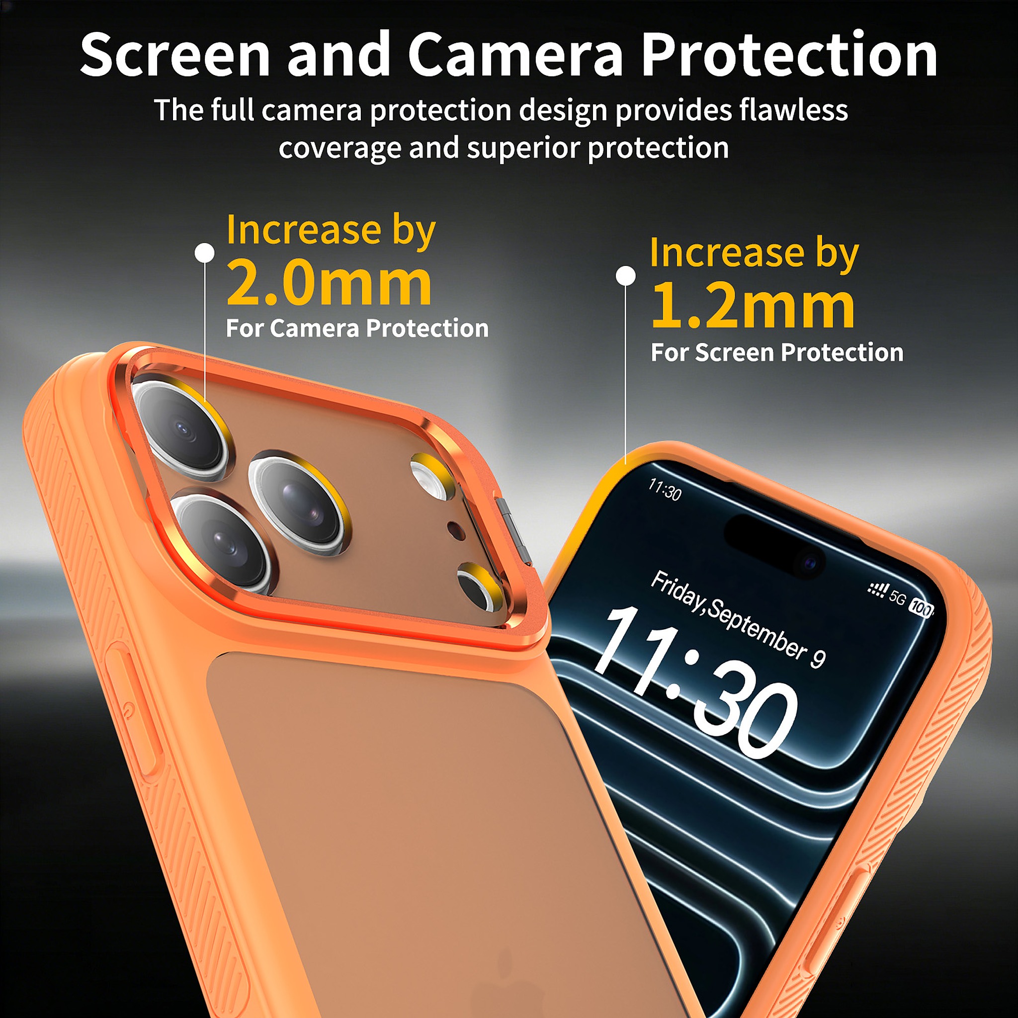 SendaFit Precise-Cutout Camera Stand Case for iPhone 17 Pro Max & 18 Pro Max detail 10