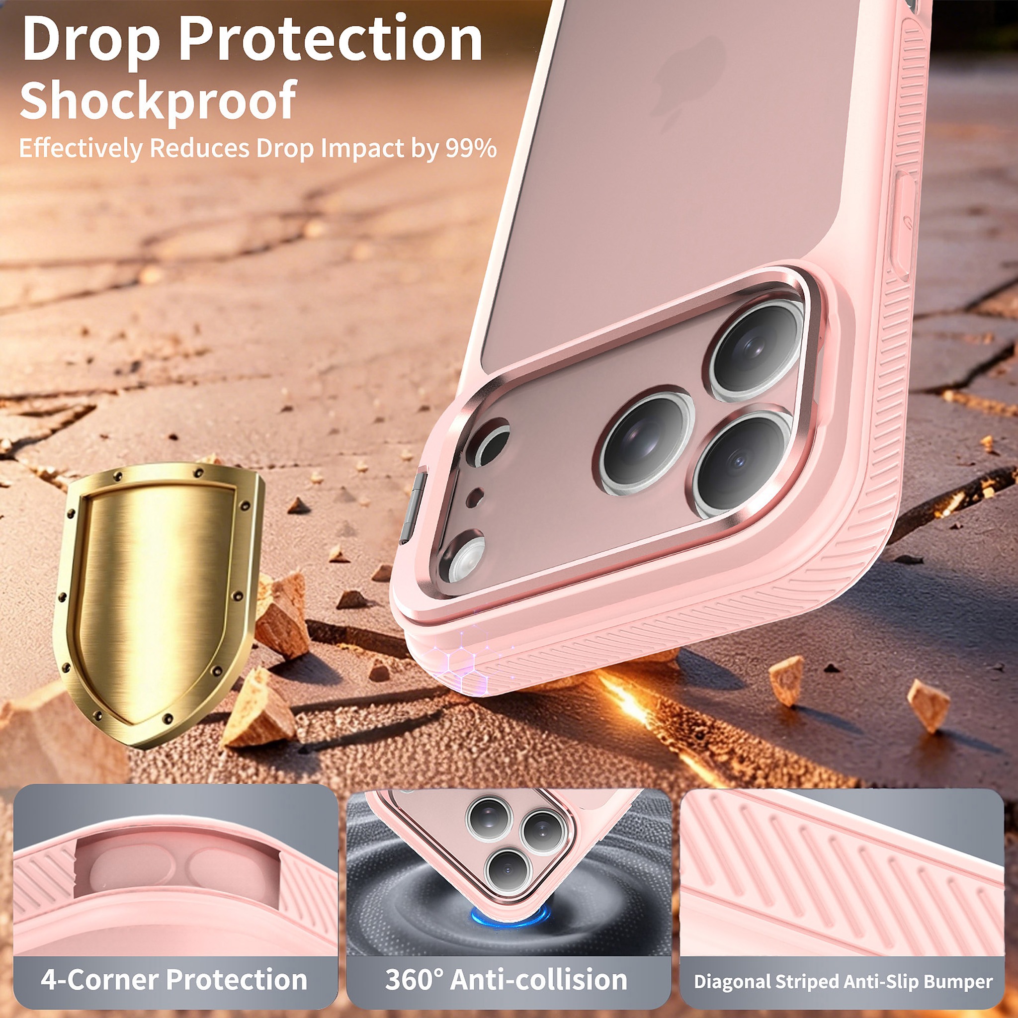 SendaFit Precise-Cutout Camera Stand Case for iPhone 17 Pro Max & 18 Pro Max detail 16