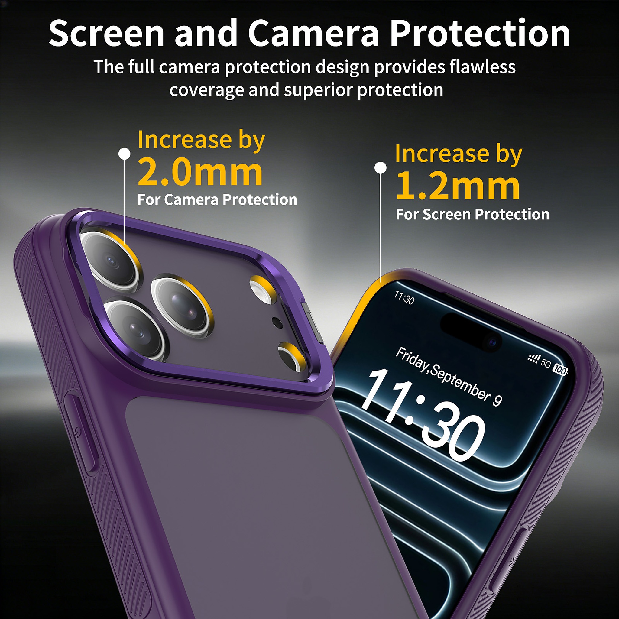 SendaFit Precise-Cutout Camera Stand Case for iPhone 17 Pro Max & 18 Pro Max detail 18