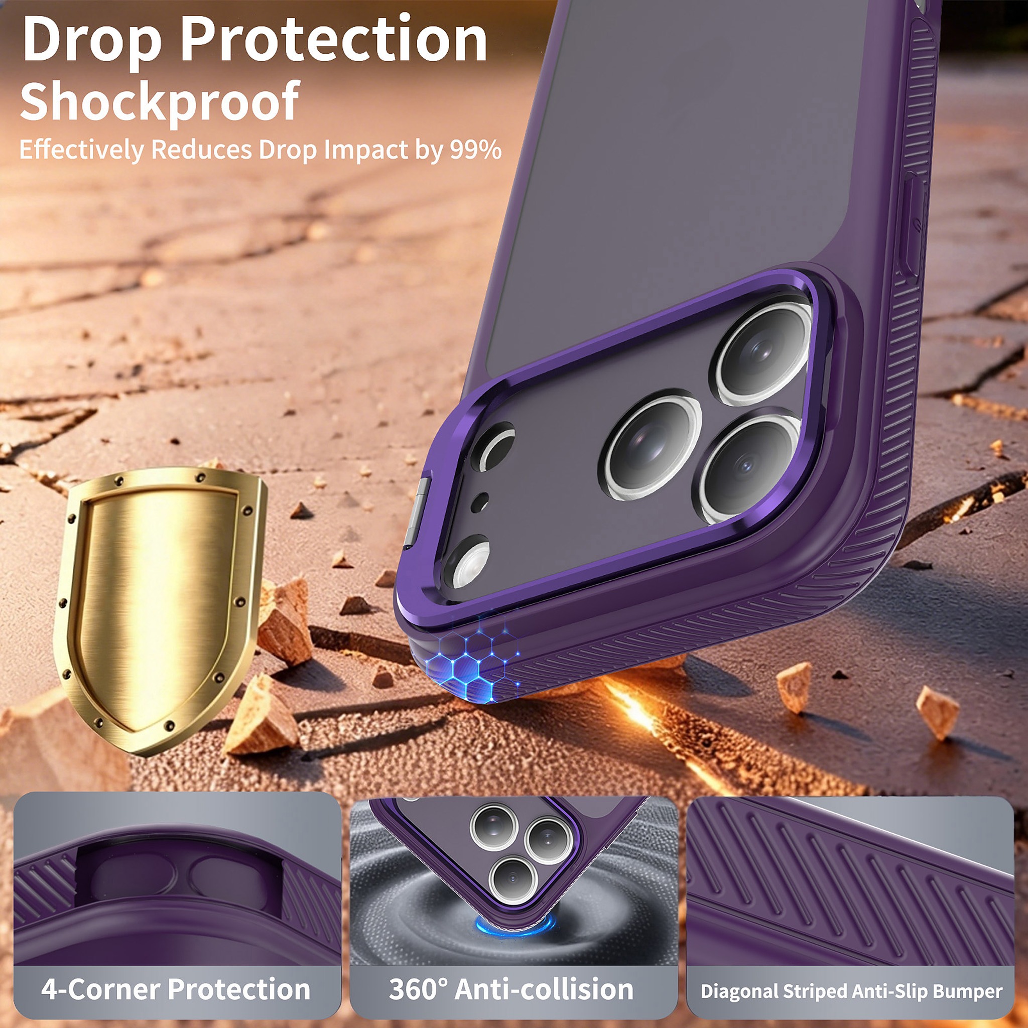 SendaFit Precise-Cutout Camera Stand Case for iPhone 17 Pro Max & 18 Pro Max detail 20