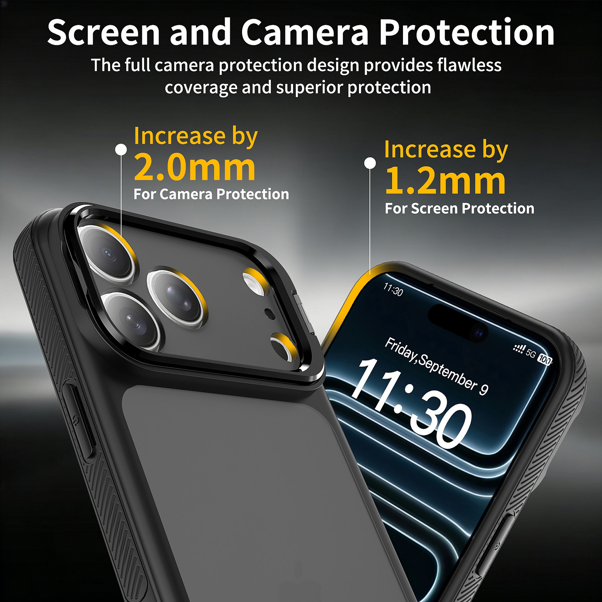 SendaFit Precise-Cutout Camera Stand Case for iPhone 17 Pro Max & 18 Pro Max detail 26