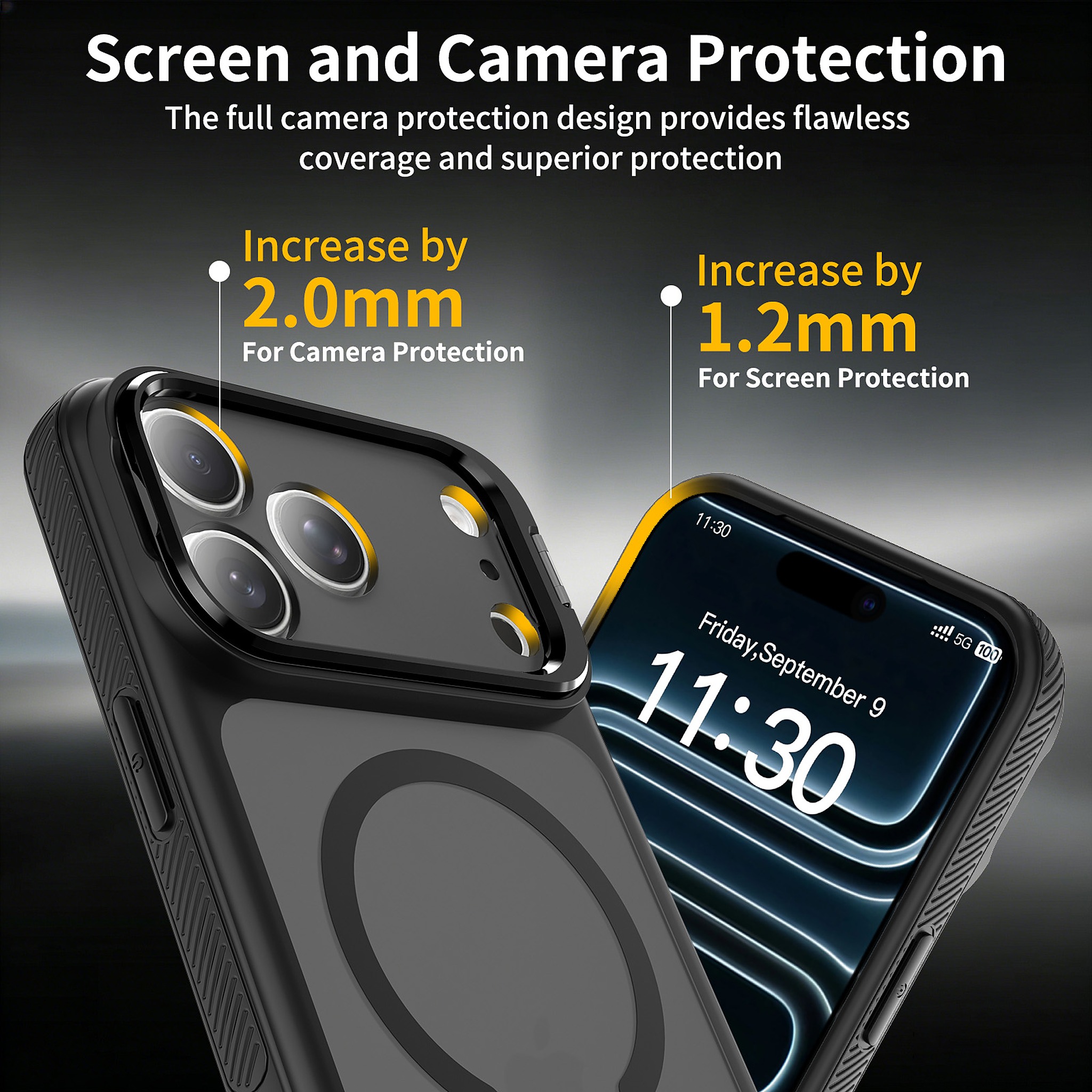 SendaFit Precise-Cutout Camera Stand MagSafe Case for iPhone 17 Pro Max & 18 Pro Max detail 26