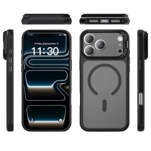SendaFit Precise-Cutout Camera Stand MagSafe Case for iPhone 18 Pro Max (Fits iPhone 17 Pro Max)