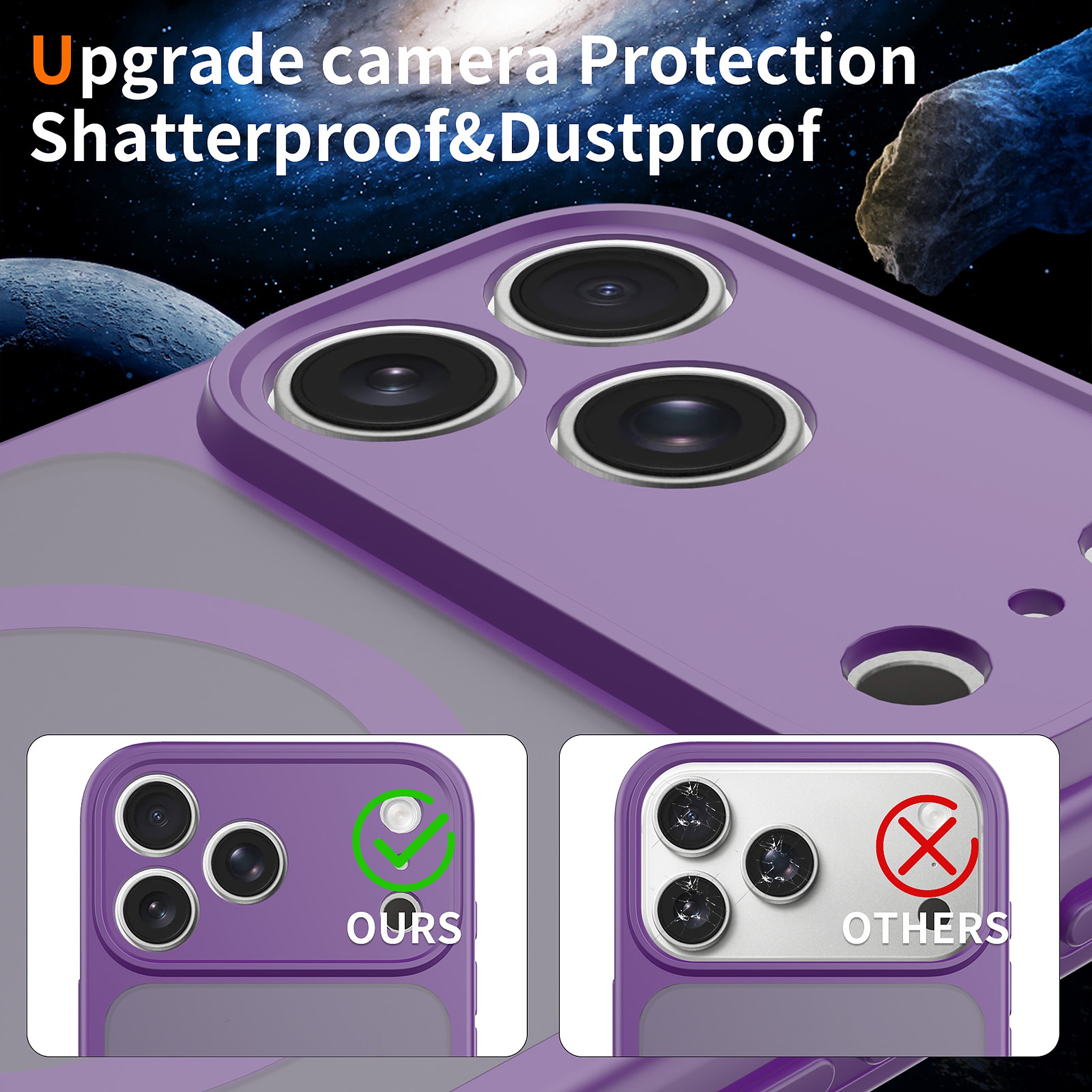 SendaFit Precise-Cutout Matte Skin-Feel Case for iPhone 18 Pro Max (Fits iPhone 17 Pro Max) detail 19