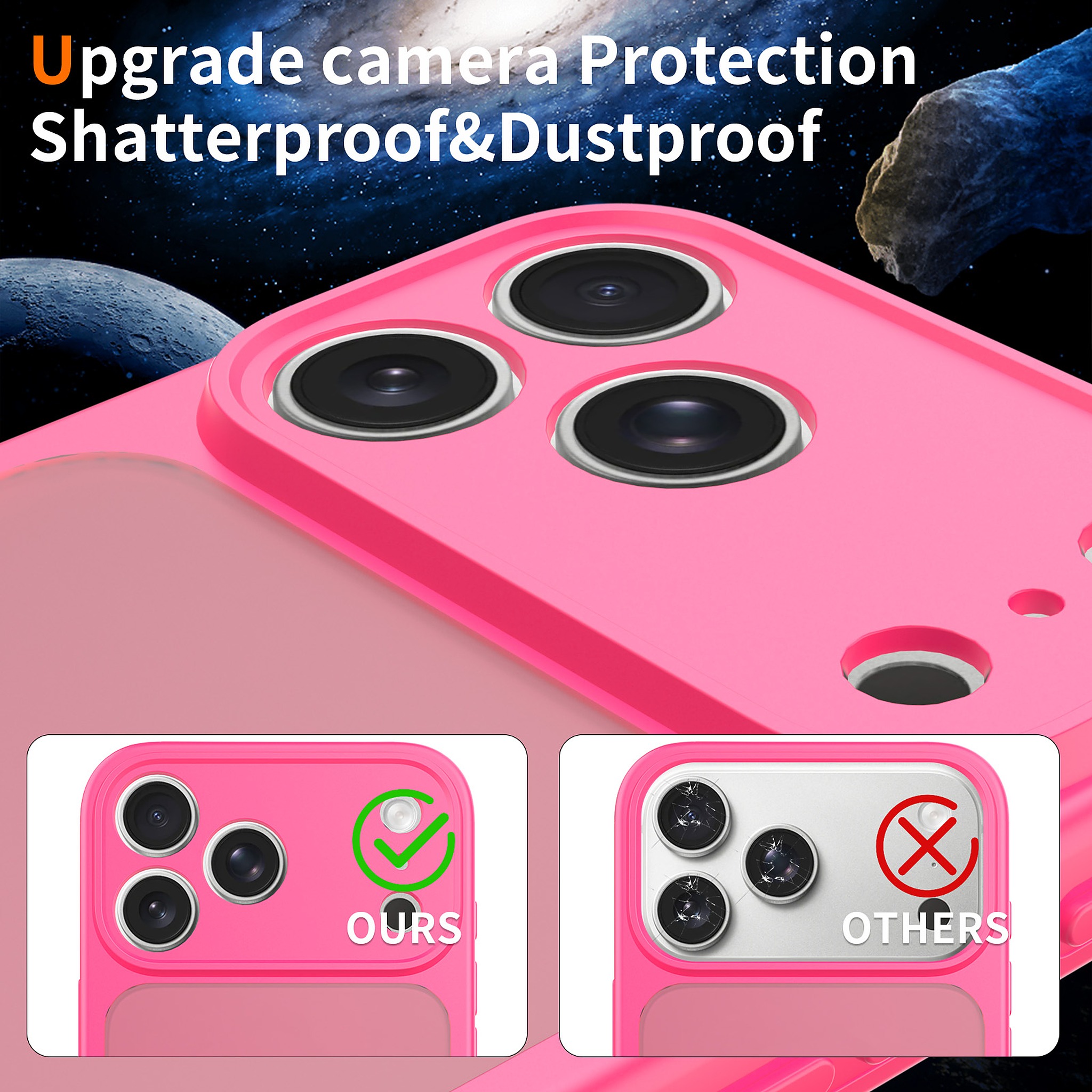 SendaFit Precise-Cutout Matte Skin-Feel Case for iPhone 18 Pro Max (Fits iPhone 17 Pro Max) detail 2