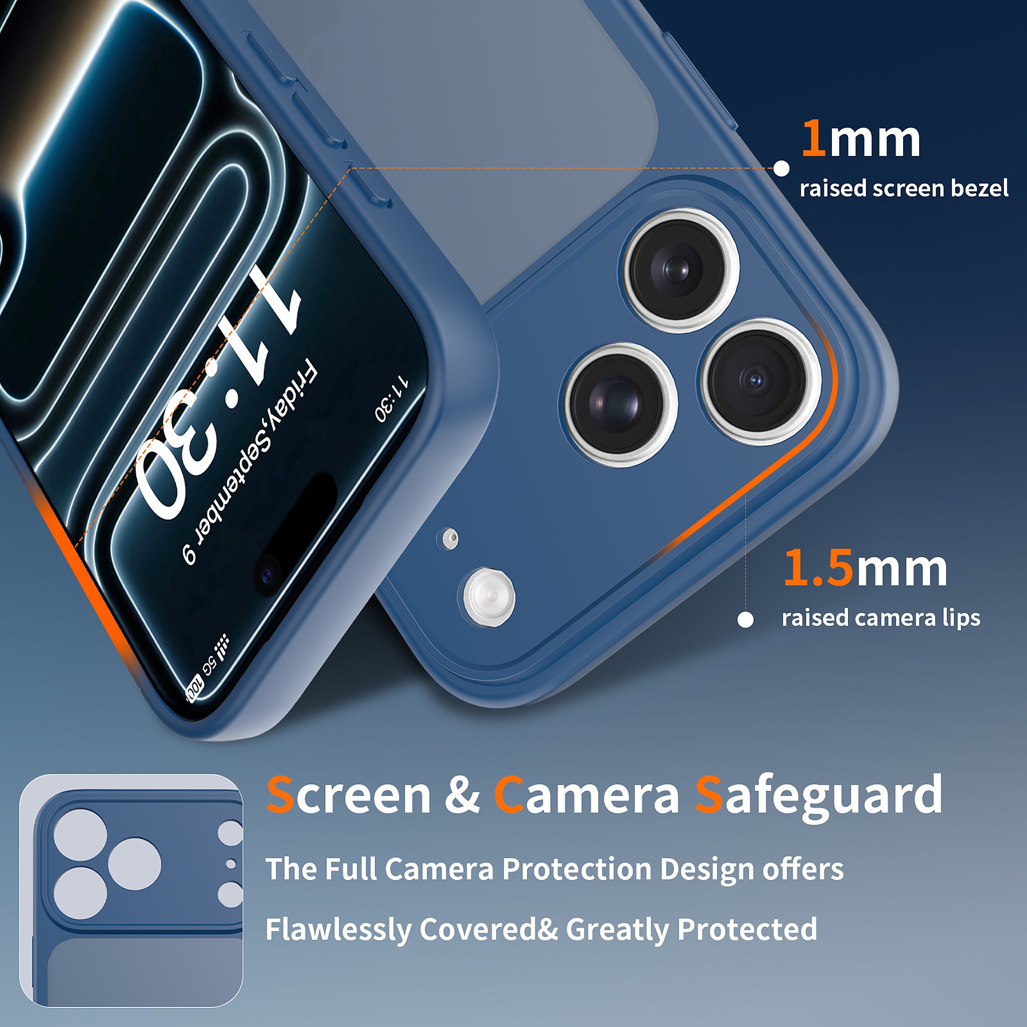 SendaFit Precise-Cutout Matte Skin-Feel Case for iPhone 18 Pro Max (Fits iPhone 17 Pro Max) detail 20