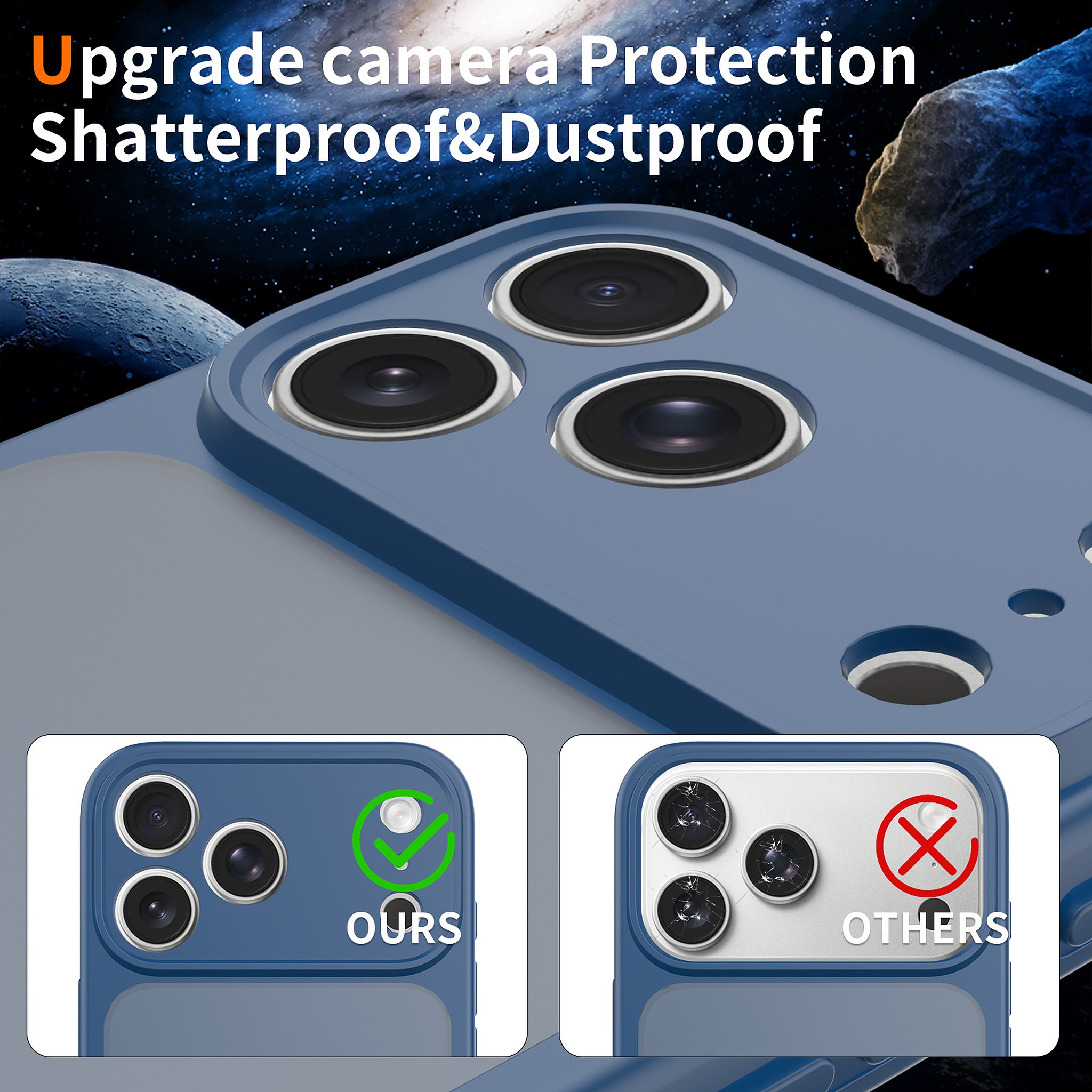 SendaFit Precise-Cutout Matte Skin-Feel Case for iPhone 18 Pro Max (Fits iPhone 17 Pro Max) detail 23
