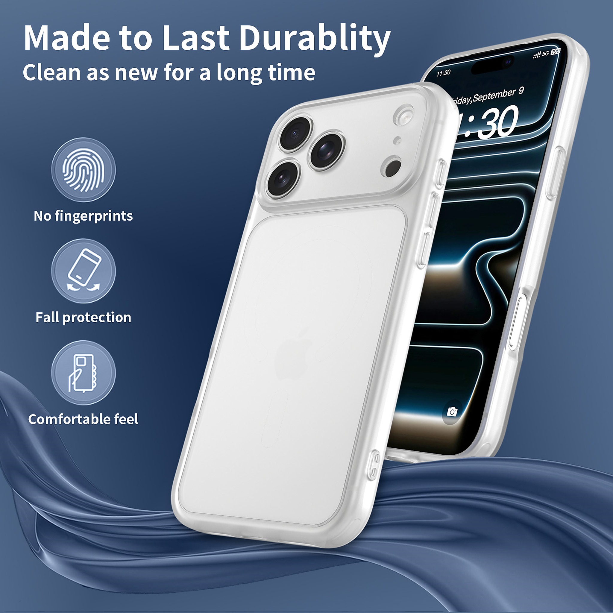 SendaFit Precise-Cutout Matte Skin-Feel Case for iPhone 18 Pro Max (Fits iPhone 17 Pro Max) detail 31