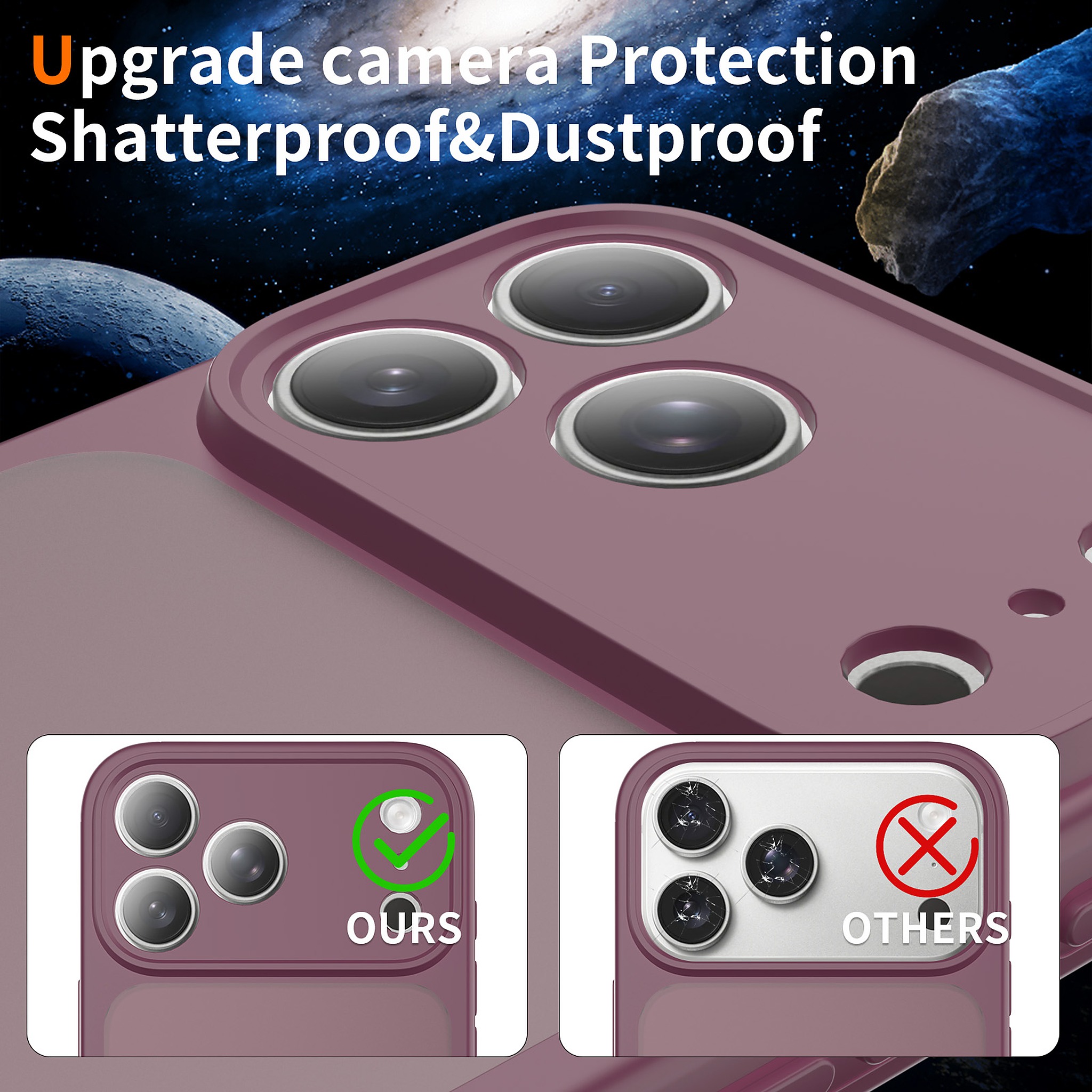 SendaFit Precise-Cutout Matte Skin-Feel Case for iPhone 18 Pro Max (Fits iPhone 17 Pro Max) detail 40