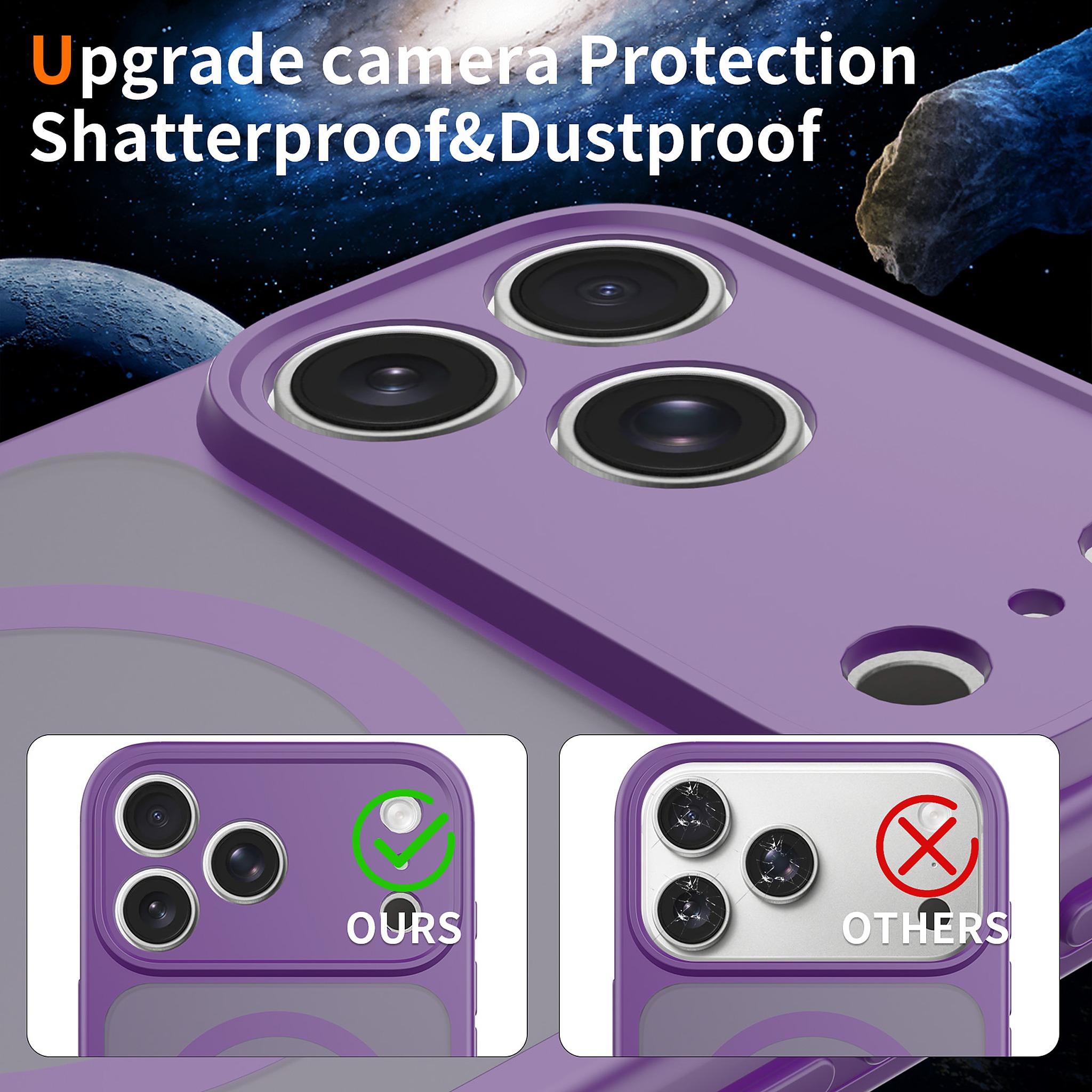 SendaFit Precise-Cutout Matte Skin-Feel MagSafe Case for iPhone 18 Pro Max (Fits iPhone 17 Pro Max) detail 16