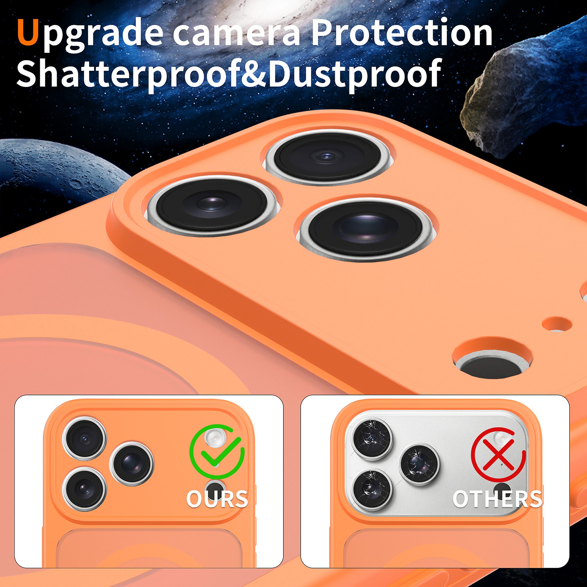 SendaFit Precise-Cutout Matte Skin-Feel MagSafe Case for iPhone 18 Pro Max (Fits iPhone 17 Pro Max) detail 3