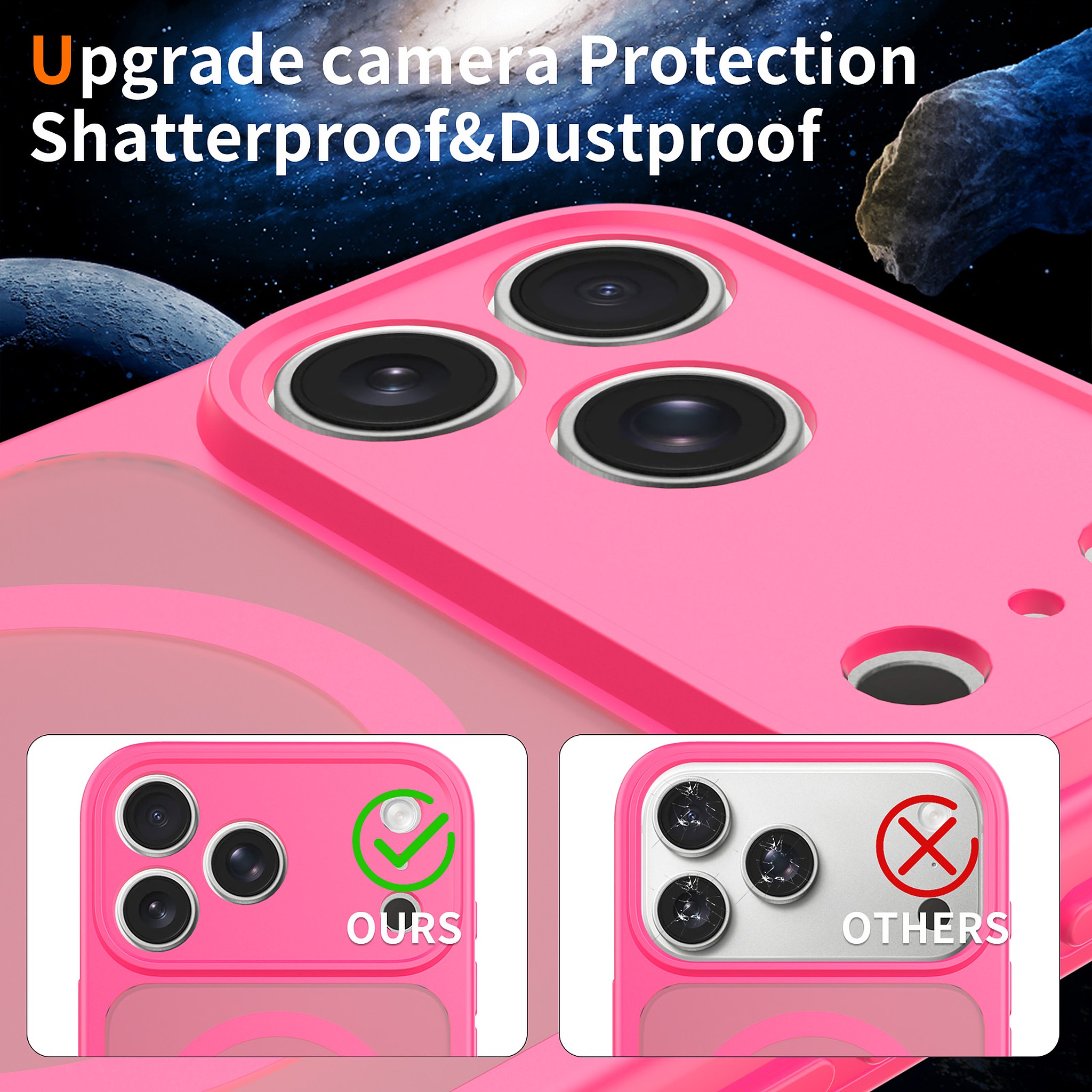 SendaFit Precise-Cutout Matte Skin-Feel MagSafe Case for iPhone 18 Pro Max (Fits iPhone 17 Pro Max) detail 7