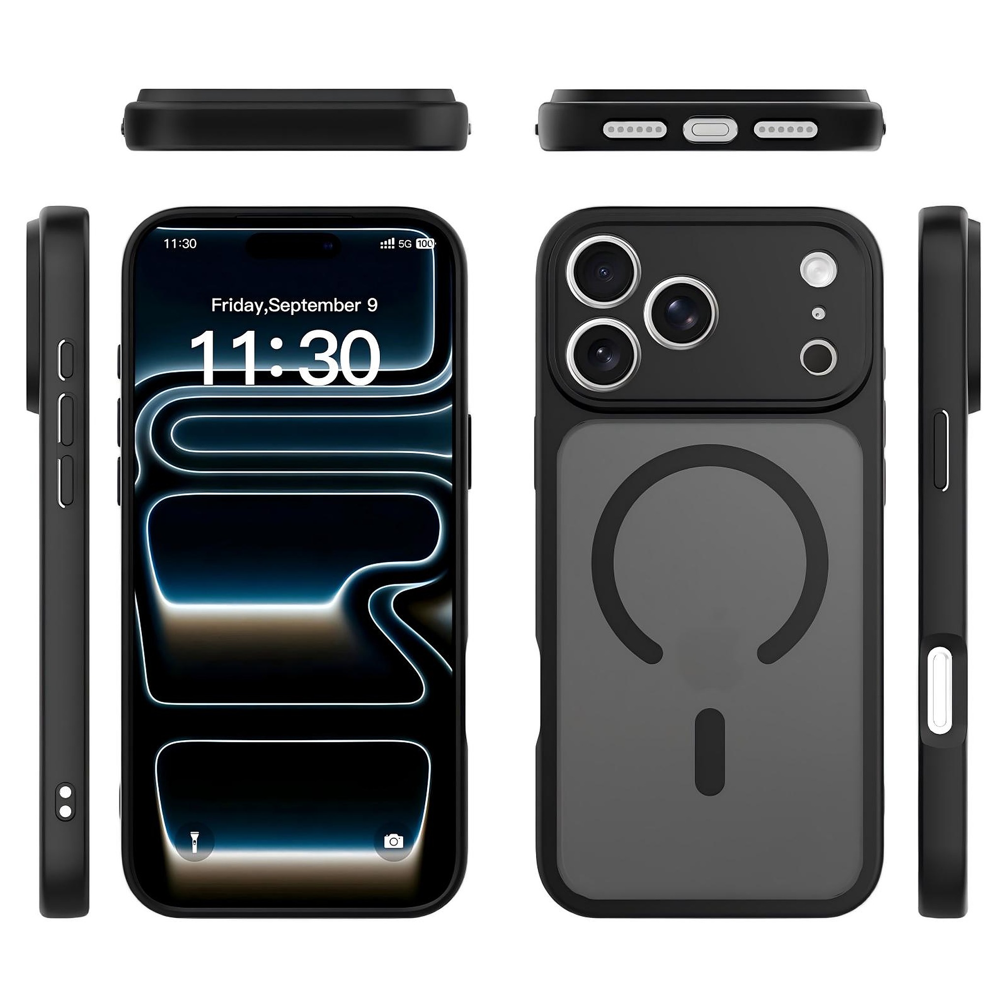 SendaFit Precise-Cutout Matte Skin-Feel MagSafe Case for iPhone 18 Pro Max (Fits iPhone 17 Pro Max)