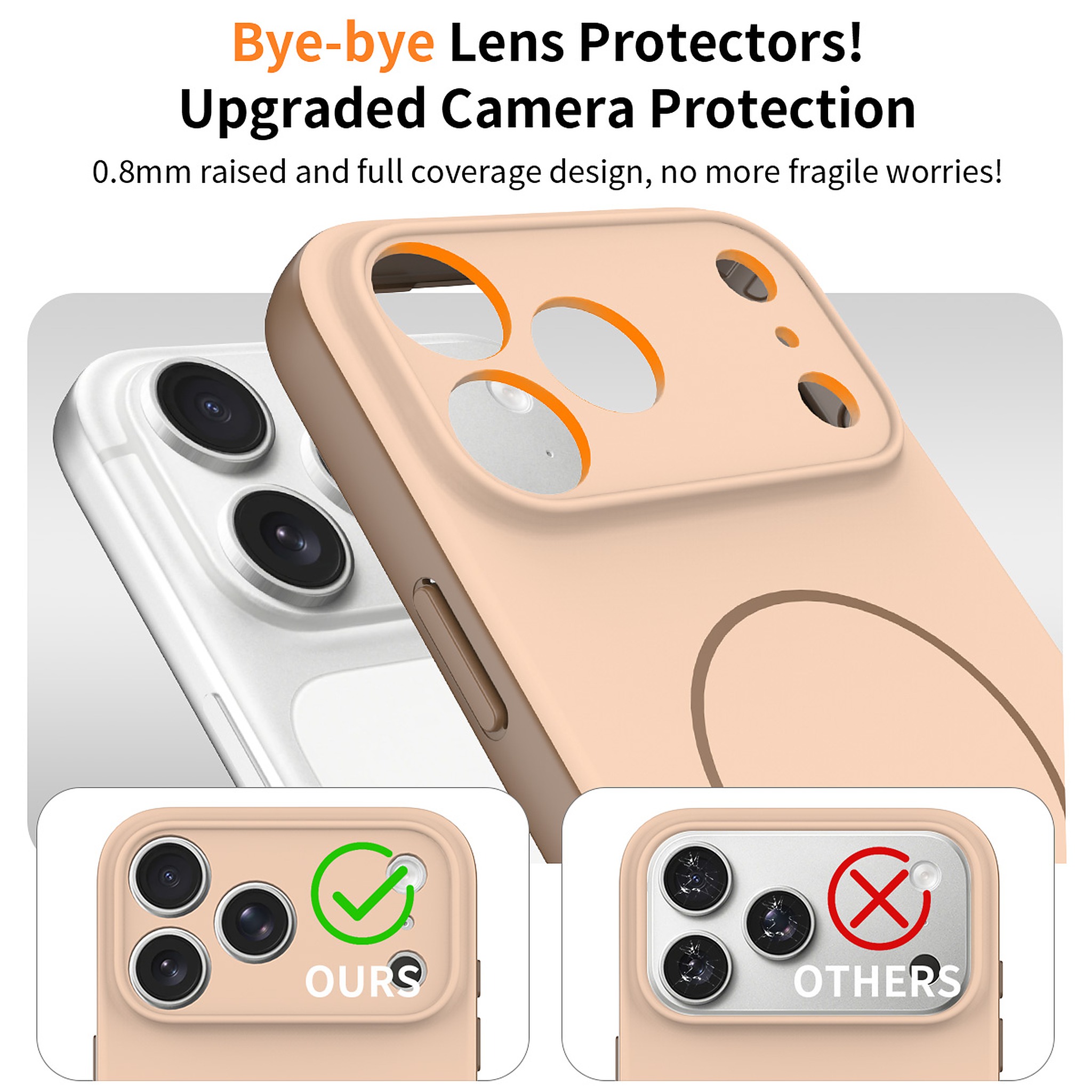 SendaFit Skin-Feel Two-in-One MagSafe Case for iPhone 17 Pro Max & 18 Pro Max detail 1
