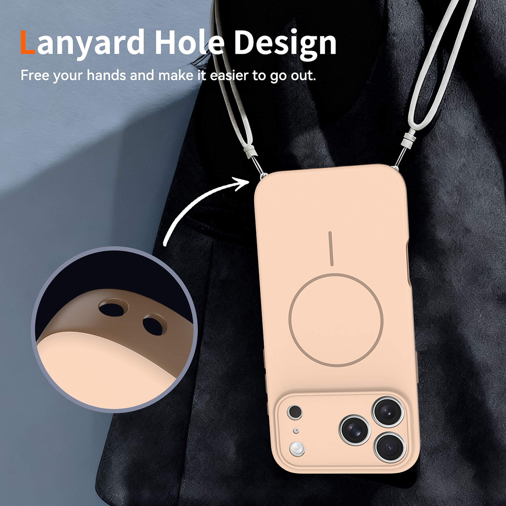 SendaFit Skin-Feel Two-in-One MagSafe Case for iPhone 17 Pro Max & 18 Pro Max detail 4