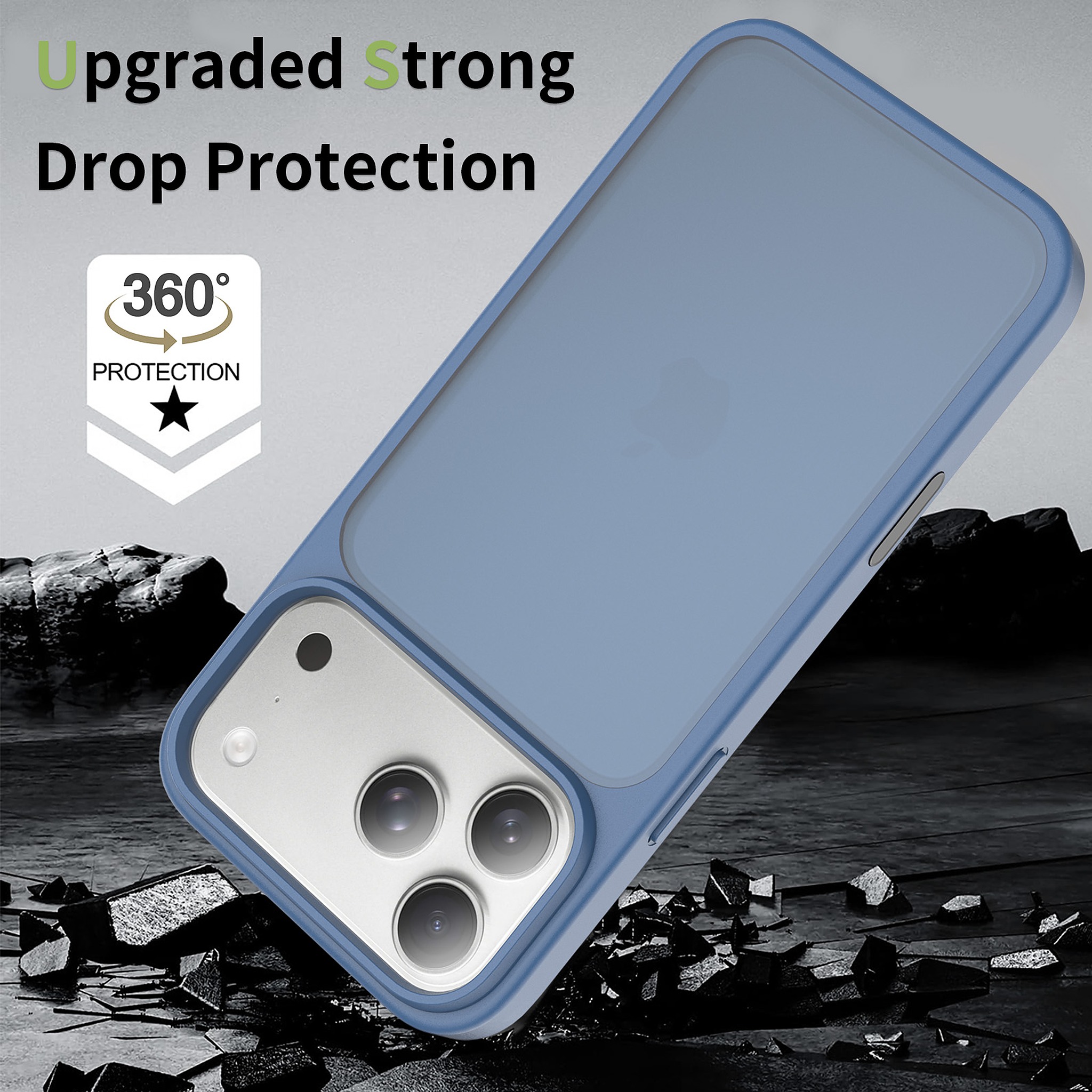 SendaFit Matte Skin-Feel Camera-Button Two-in-One Case for iPhone 18 Pro Max (Fits iPhone 17 Pro Max) detail 11