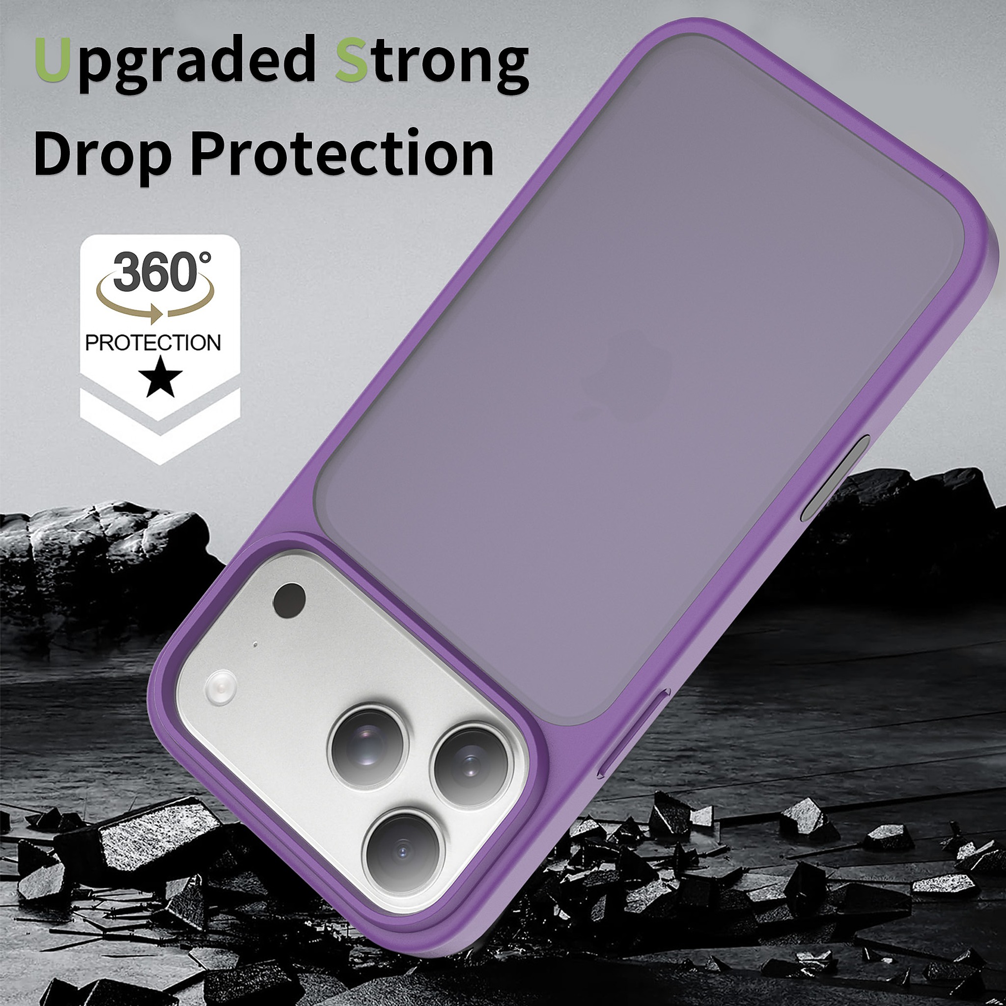 SendaFit Matte Skin-Feel Camera-Button Two-in-One Case for iPhone 18 Pro Max (Fits iPhone 17 Pro Max) detail 35