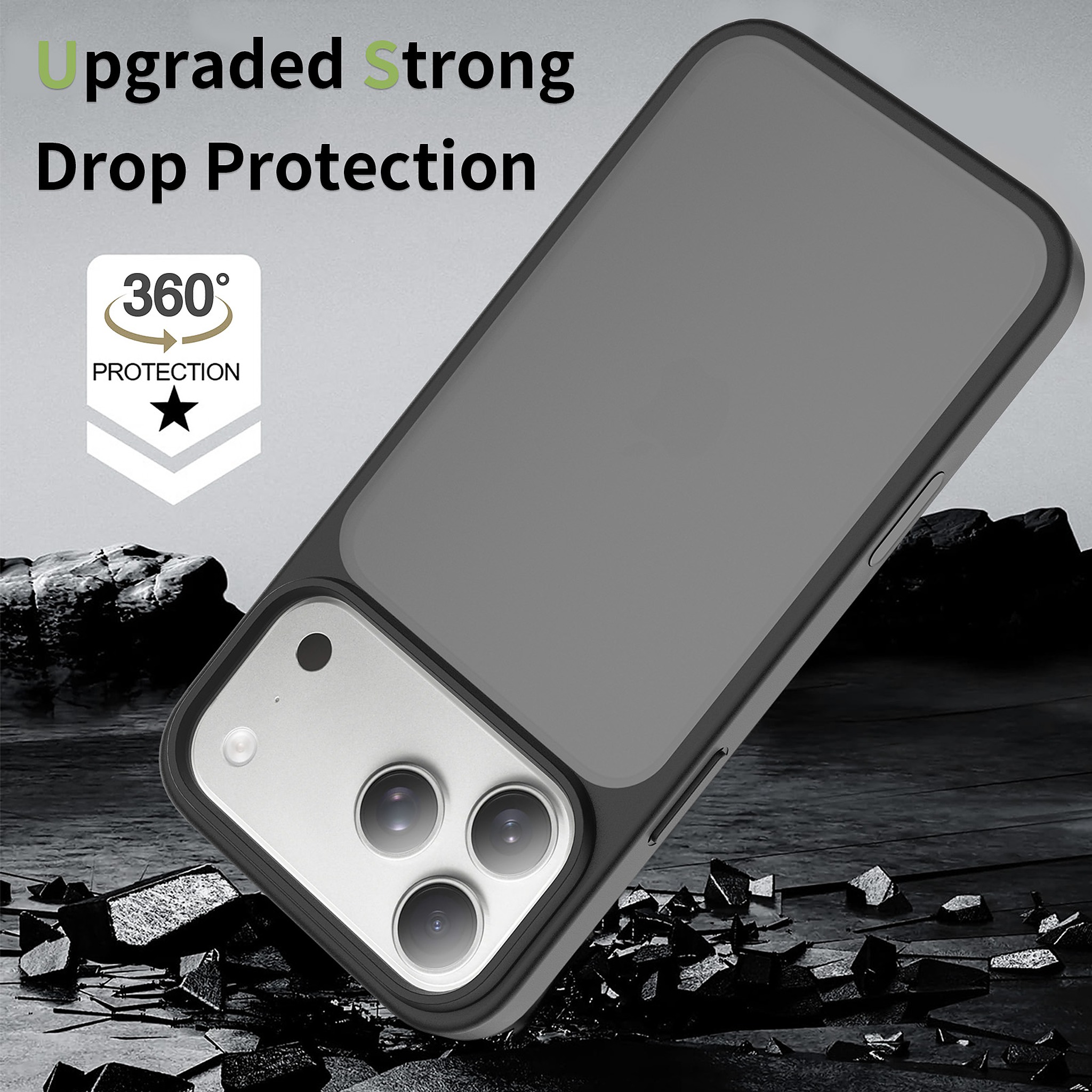 SendaFit Matte Skin-Feel Camera-Button Two-in-One Case for iPhone 18 Pro Max (Fits iPhone 17 Pro Max) detail 52