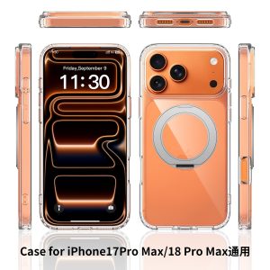 SendaFit Clear 360° Stand Case for iPhone 18 Pro Max (Fits iPhone 17 Pro Max)