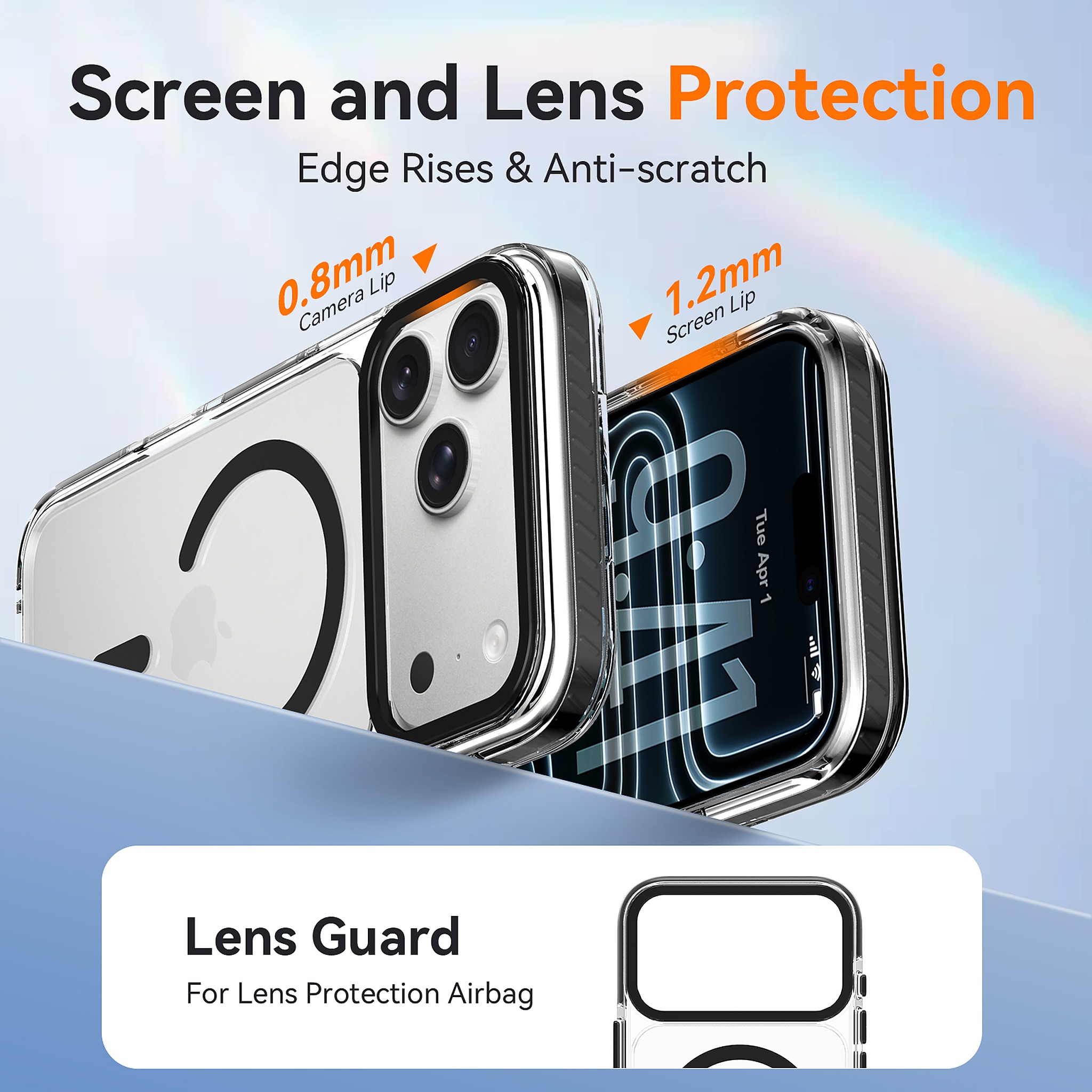 SendaFit Iridescent Two-Tone MagSafe Case for iPhone 17 Pro Max & 18 Pro Max detail 22