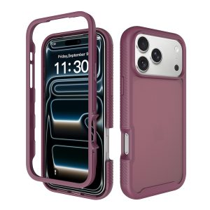 SendaFit Matte Starry Rugged Case for iPhone 18 Pro Max — Plum