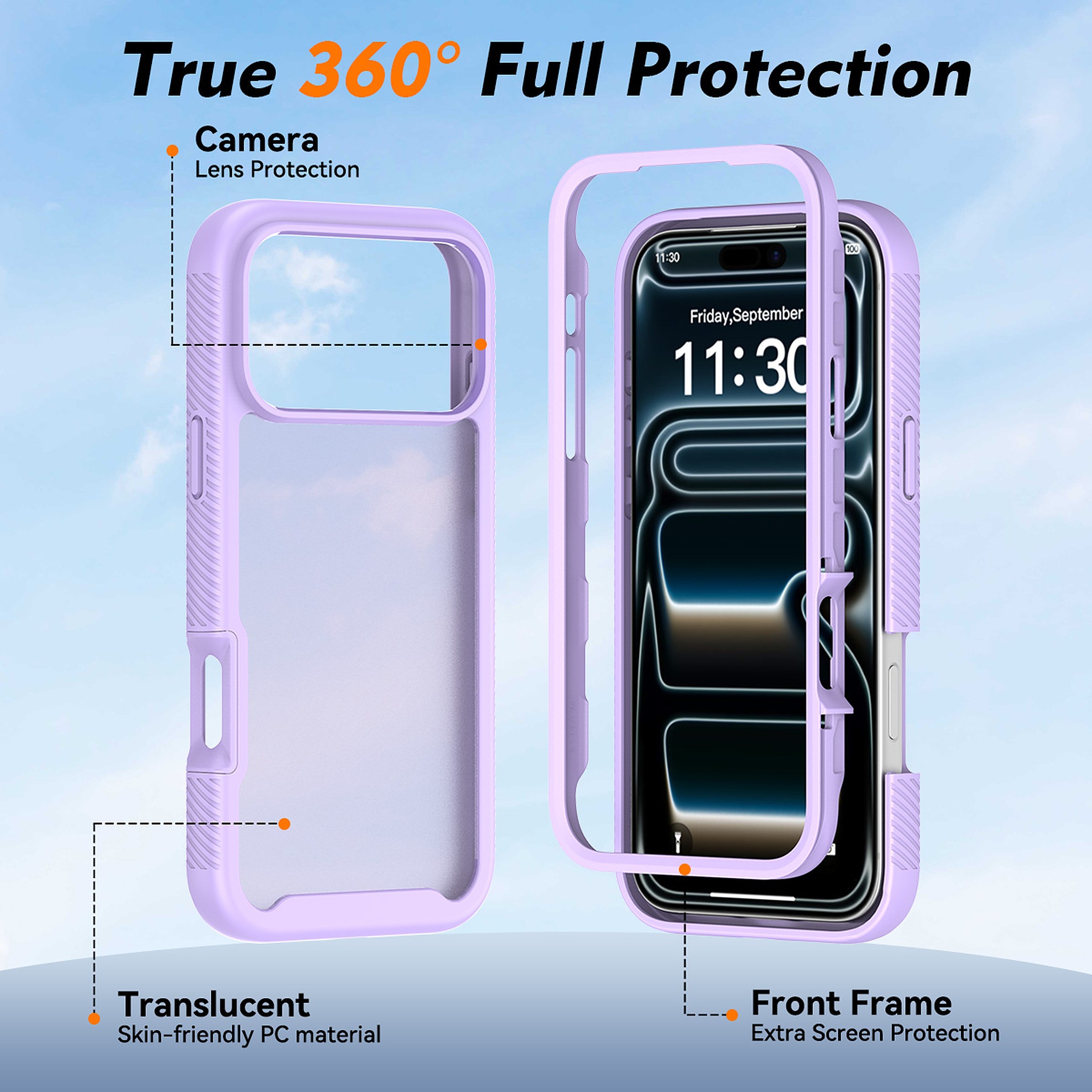 SendaFit Matte Starry Rugged Case for iPhone 18 Pro Max (Fits iPhone 17 Pro Max) detail 10