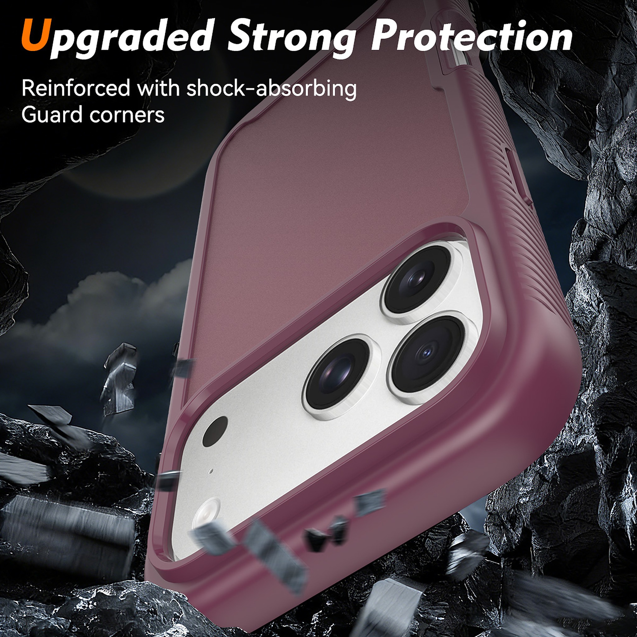 SendaFit Matte Starry Rugged Case for iPhone 18 Pro Max (Fits iPhone 17 Pro Max) detail 23