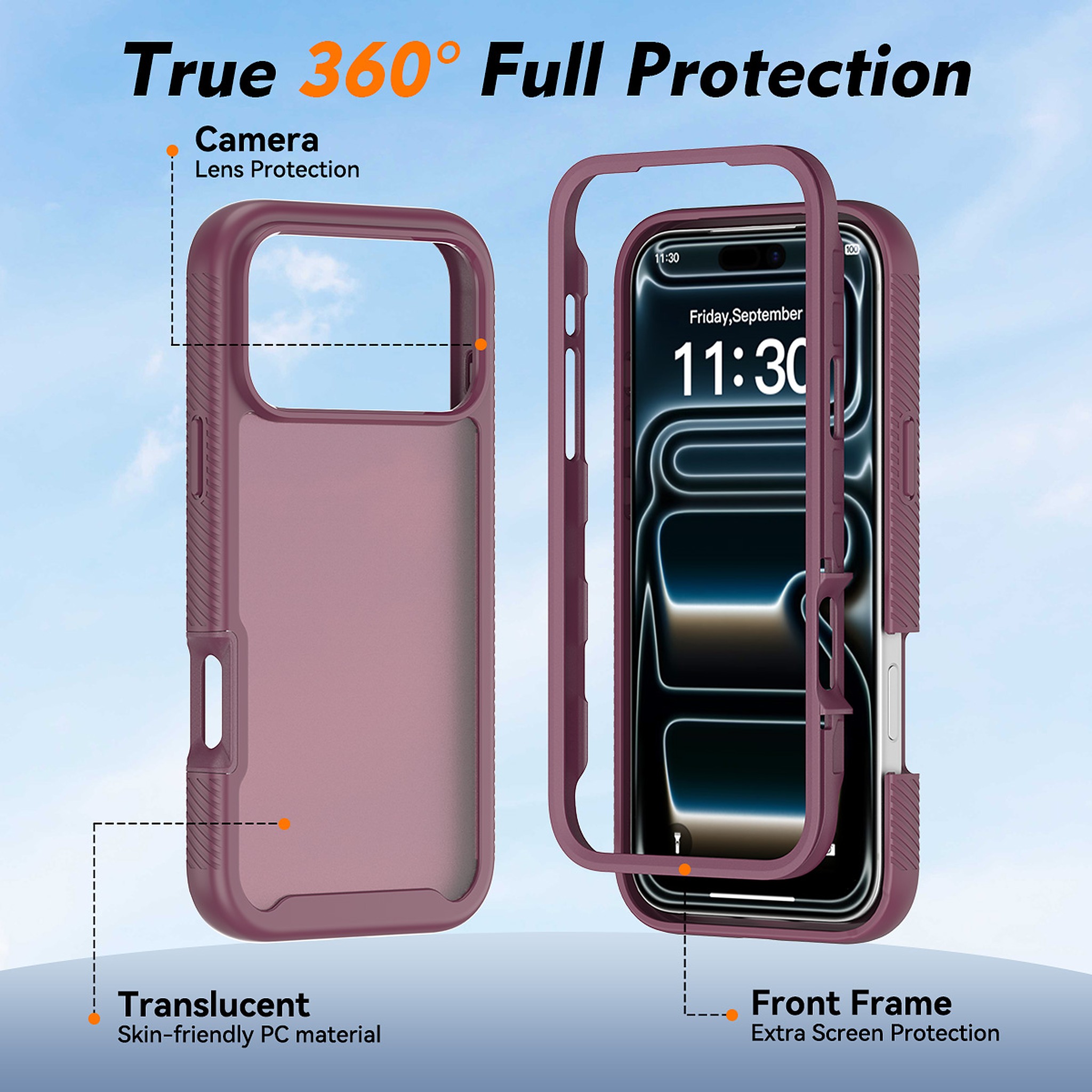 SendaFit Matte Starry Rugged Case for iPhone 18 Pro Max (Fits iPhone 17 Pro Max) detail 24